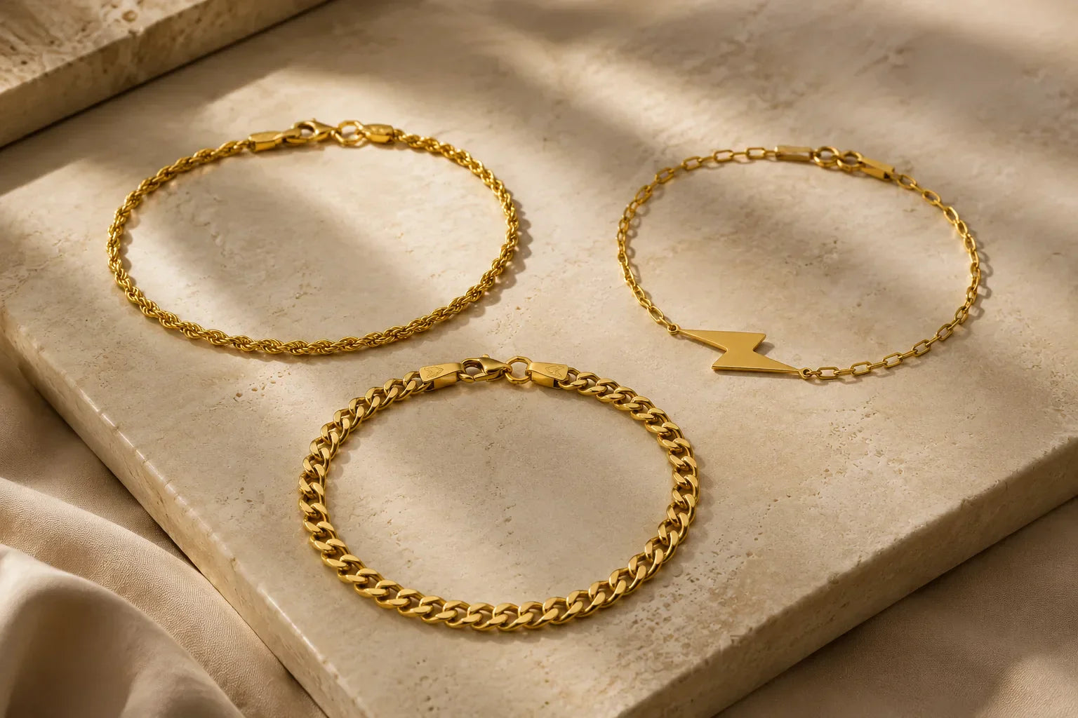 Gold Men's Bracelet Models