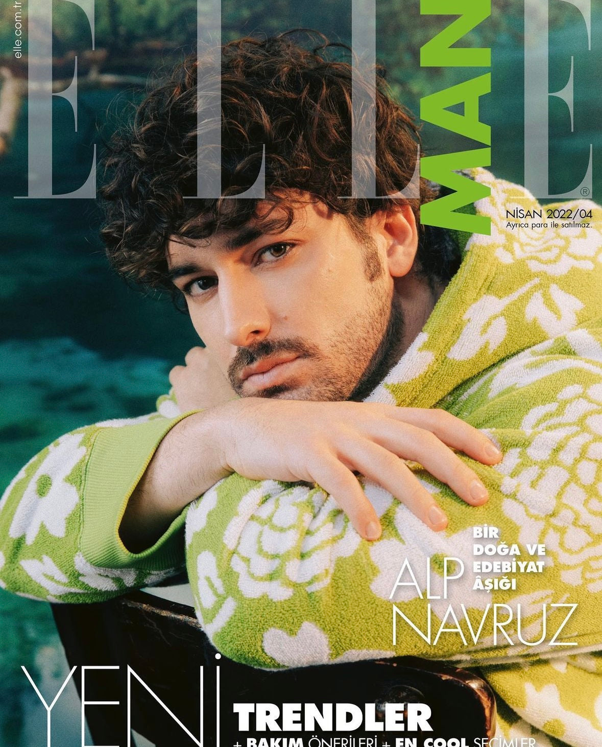 Alp Navruz wear Atolyewolf on the cover of ELLE Man