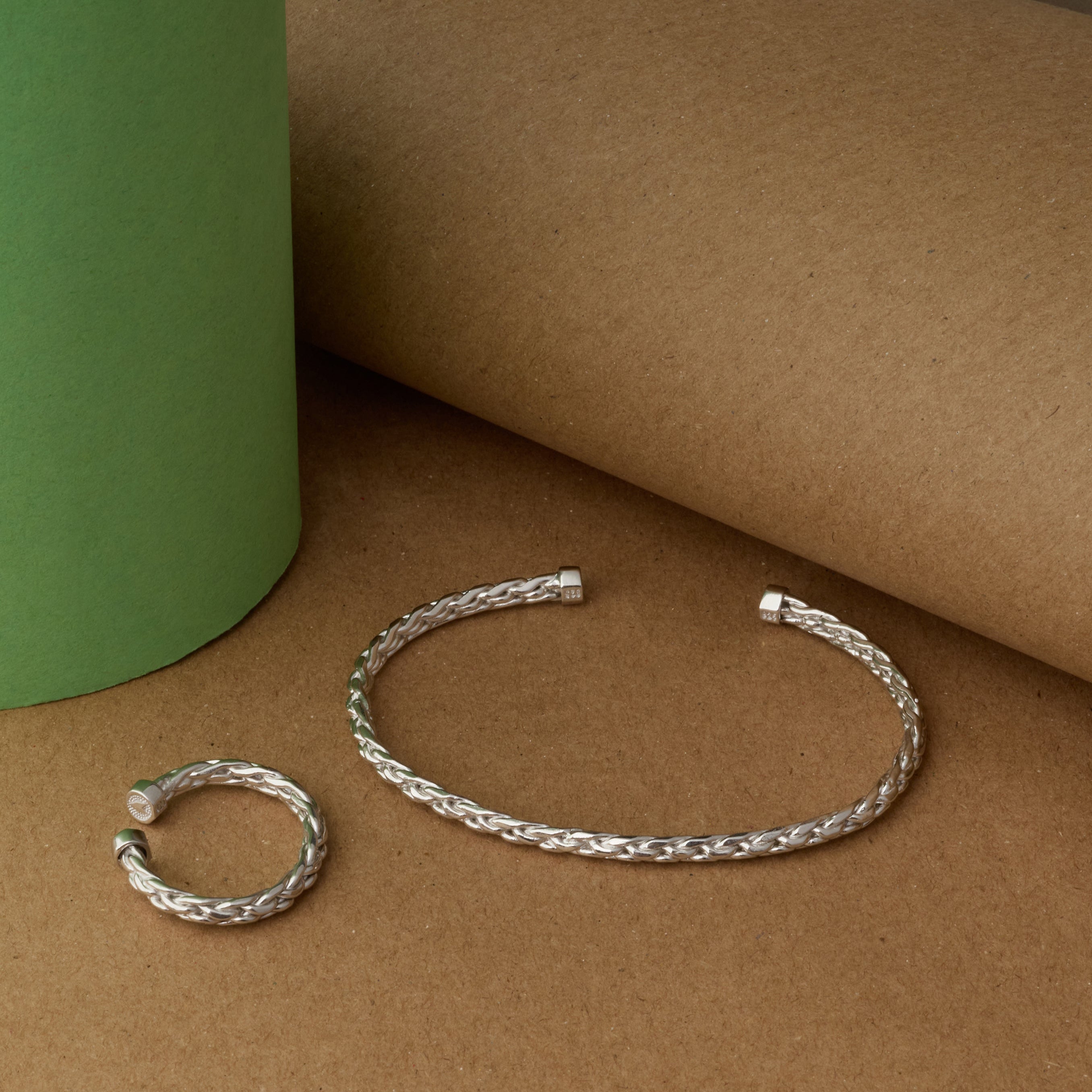 Mesh Ring in Silver