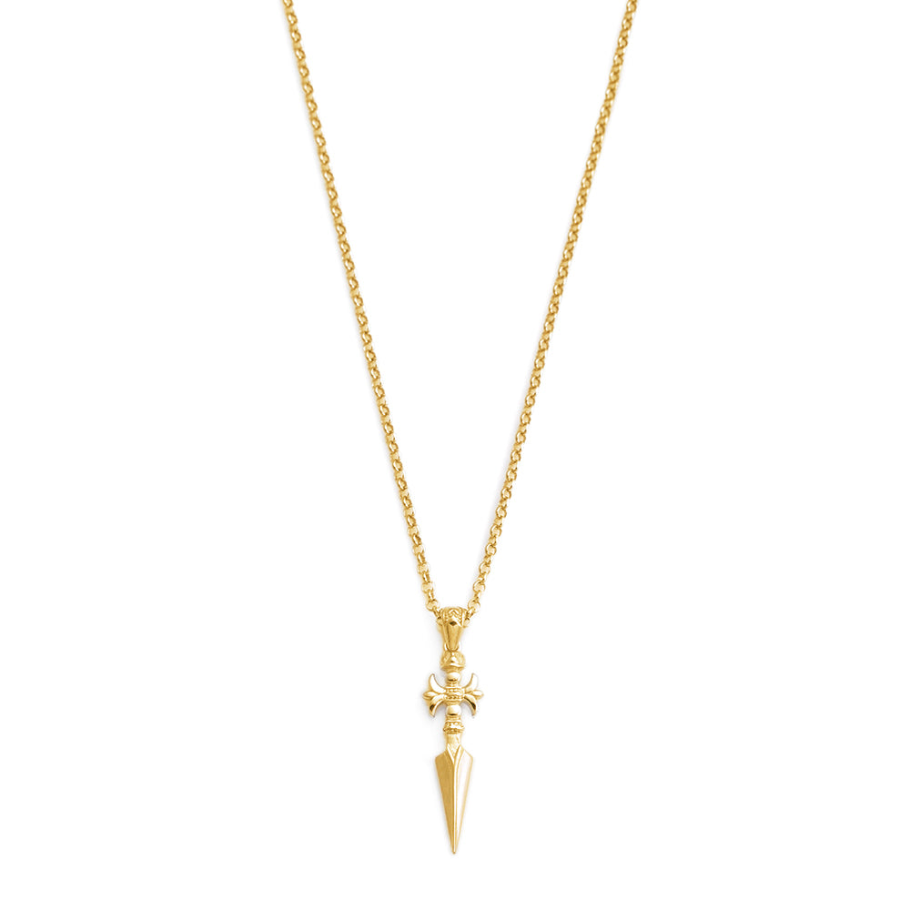 Spear Necklace in Gold
