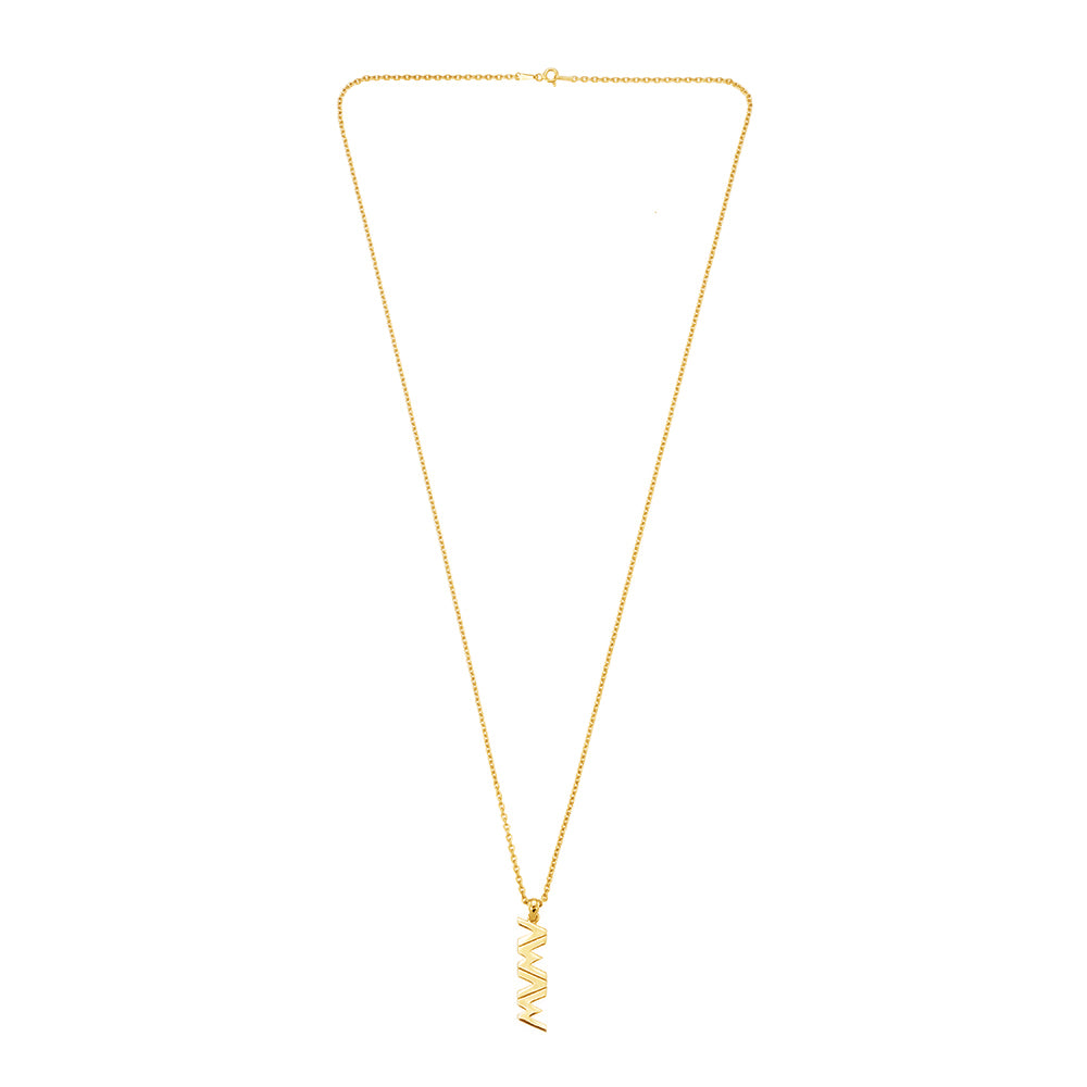 Oksit Turuncu Dantel Kolye