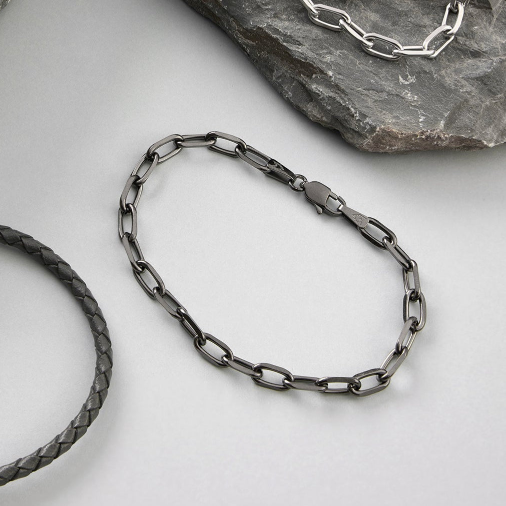 Deri Zincir Bileklikler