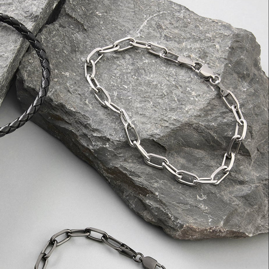 Zincir Deri Bileklikler