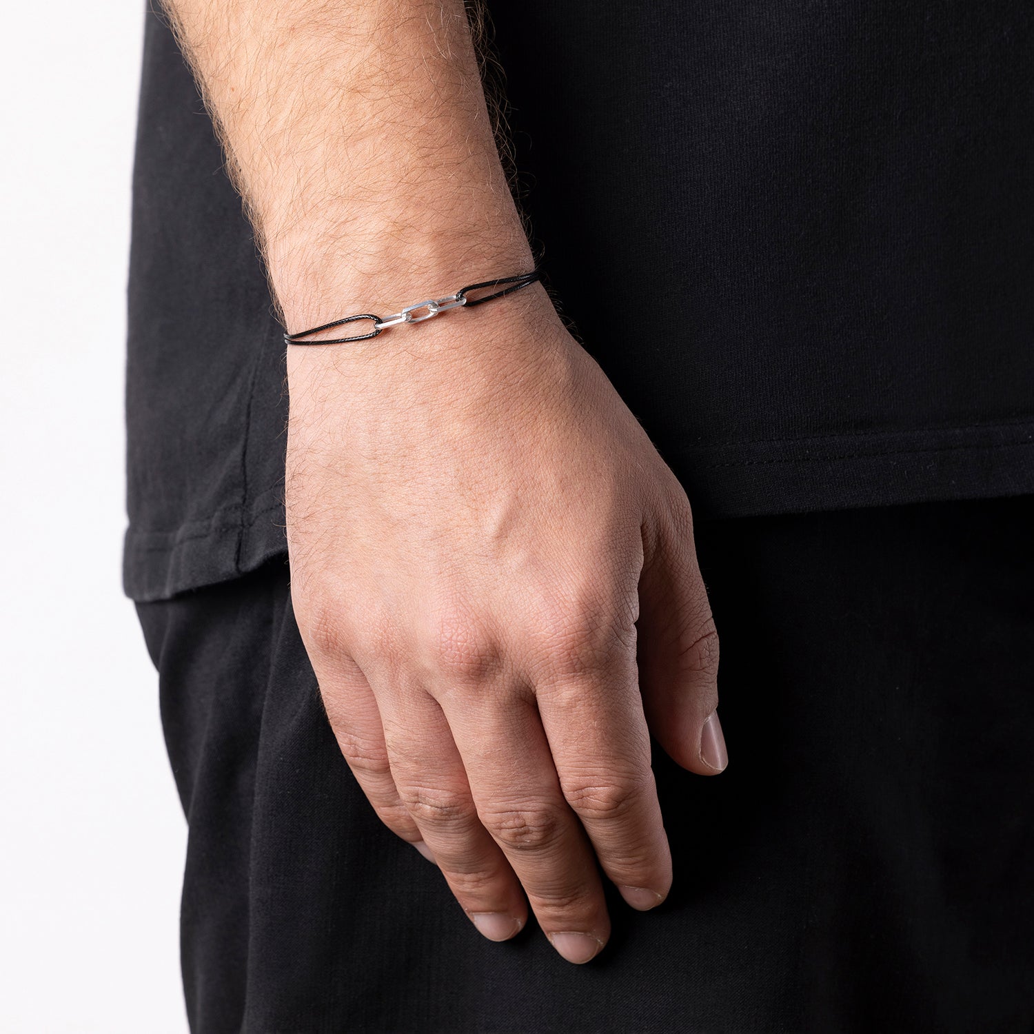 Gümüş Forsa Zincir Şans Bileklik