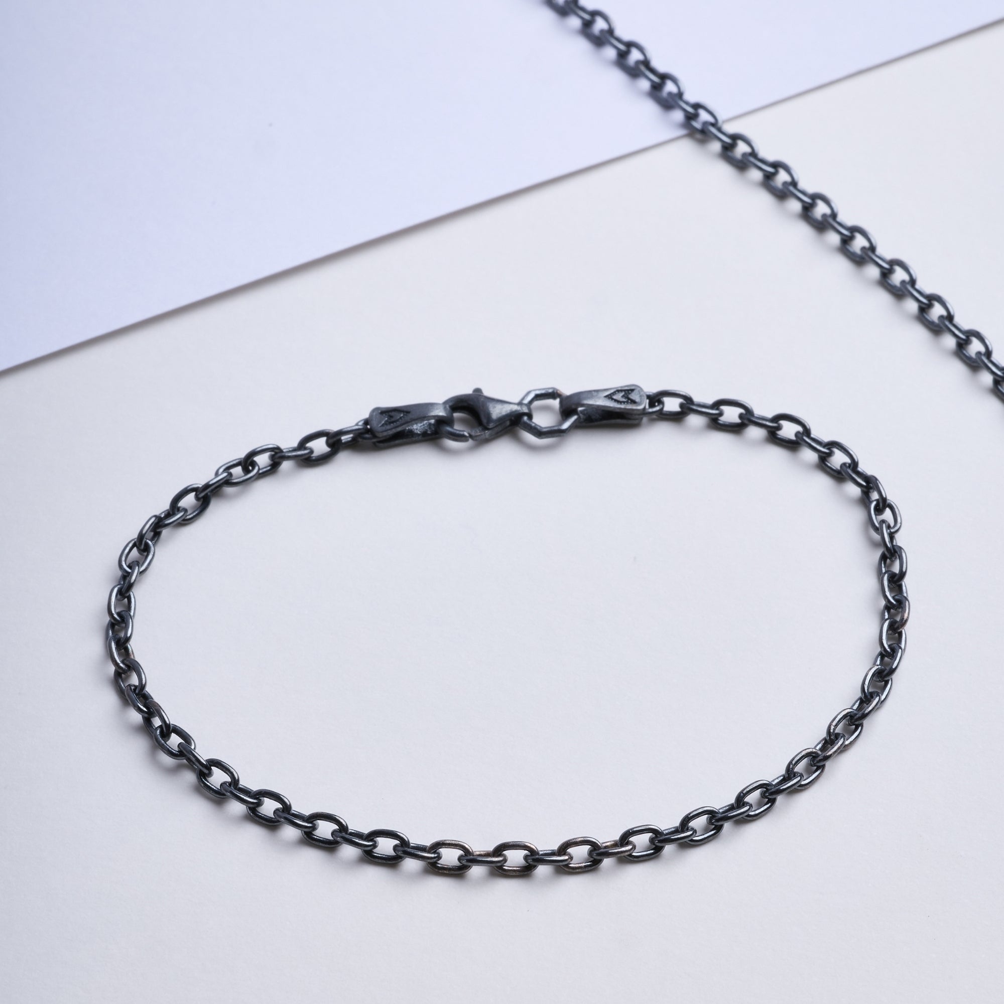 Cable Bracelet in Oxide