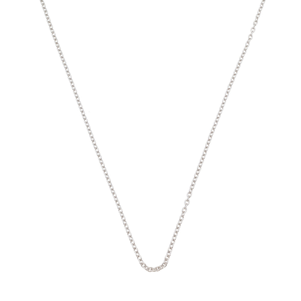 Cable Necklace in Silver
