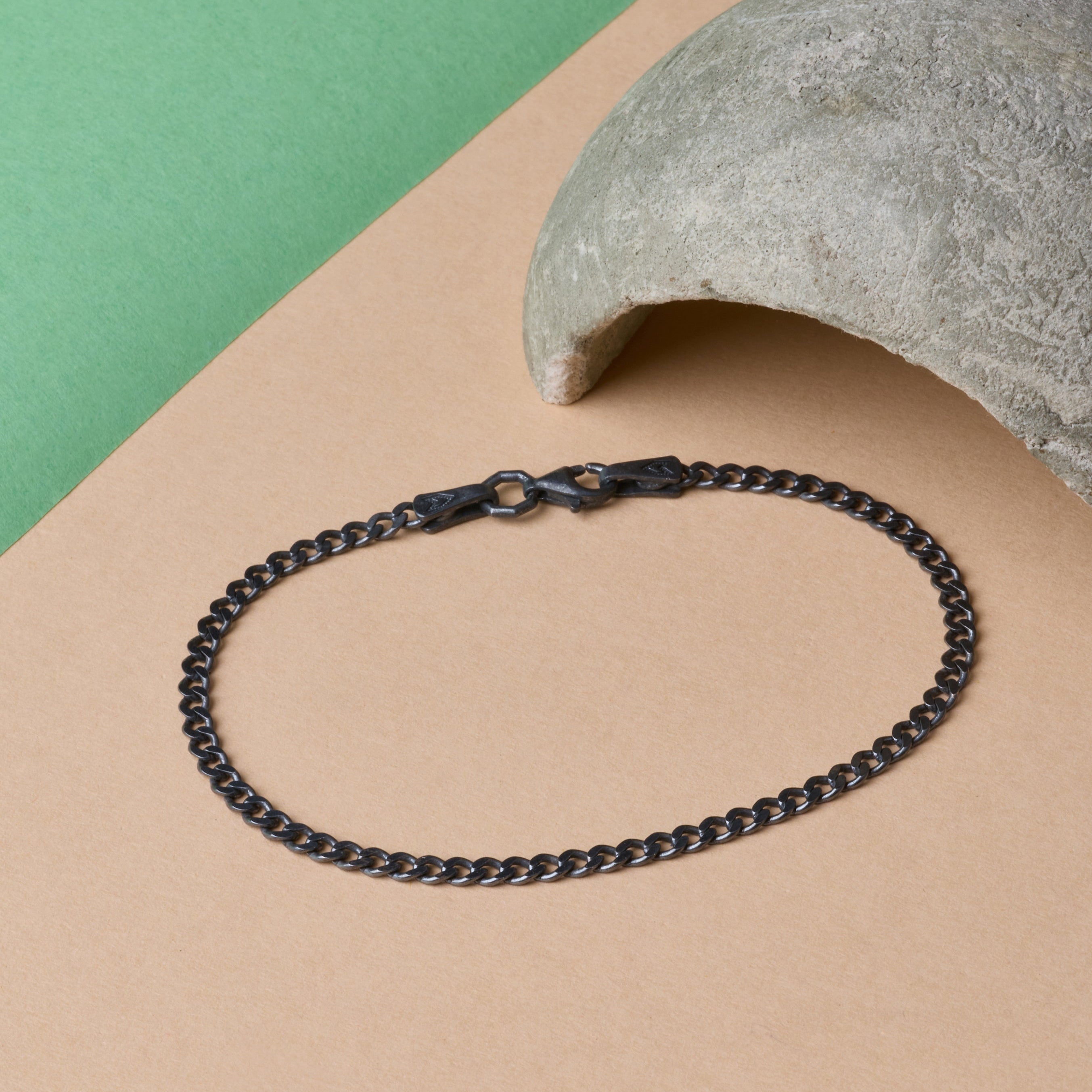 Curb Bracelet in Oxide