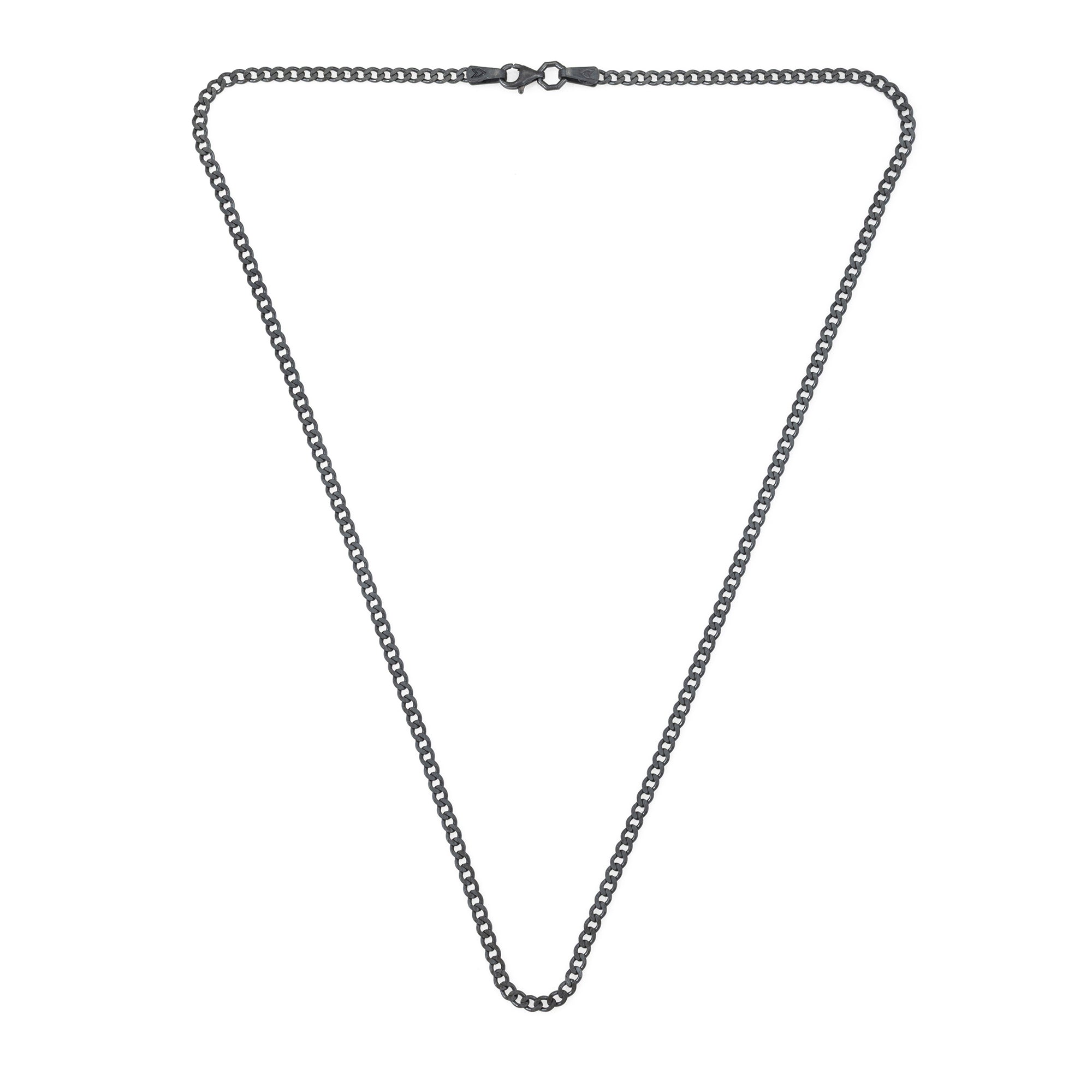Curb Necklace in Oxide