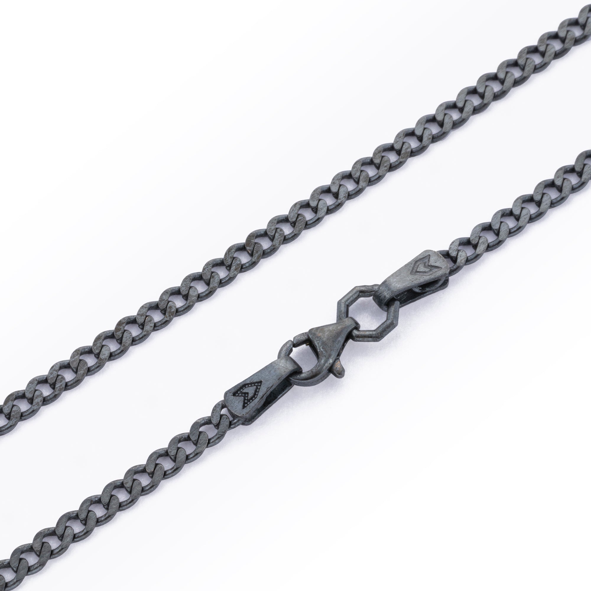 Curb Necklace in Oxide