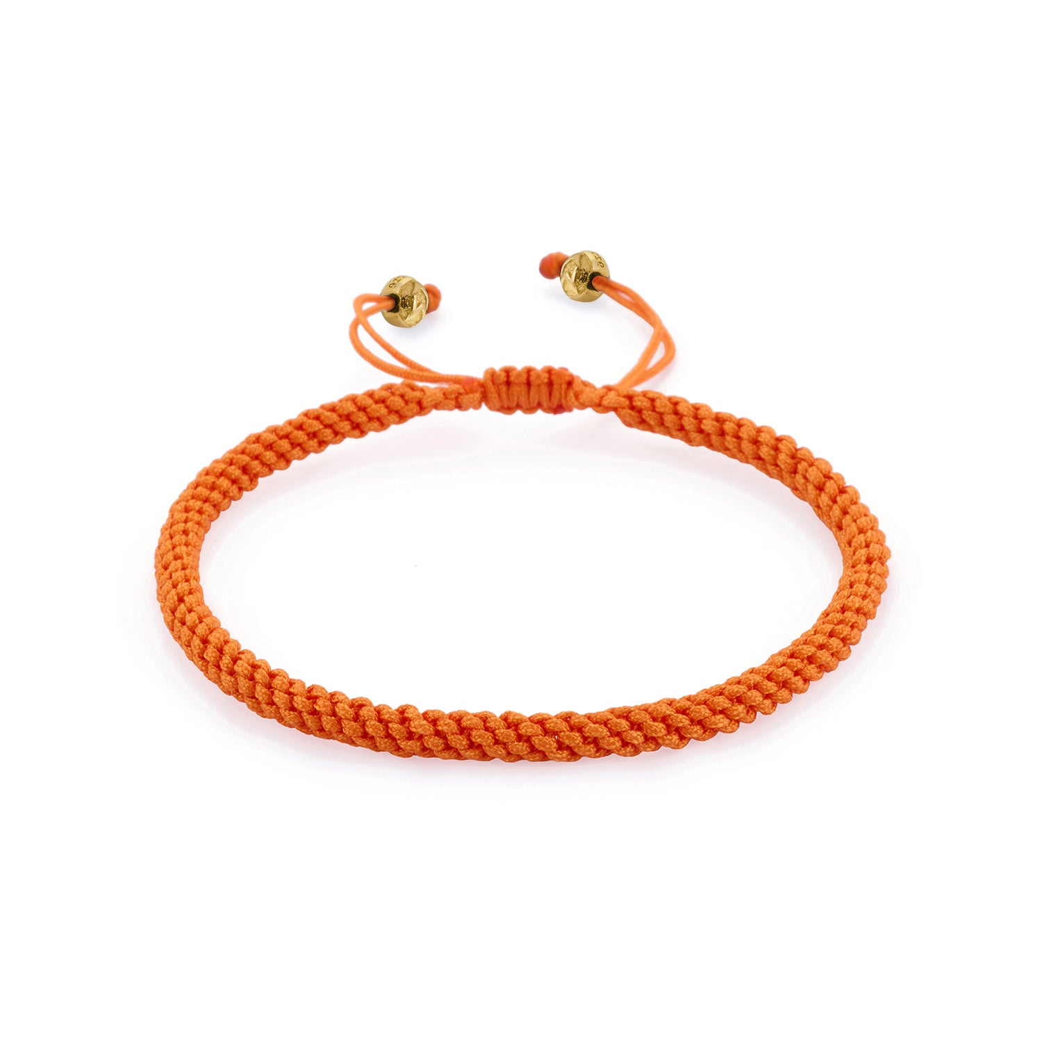 Orange Knot Bracelet in Gold