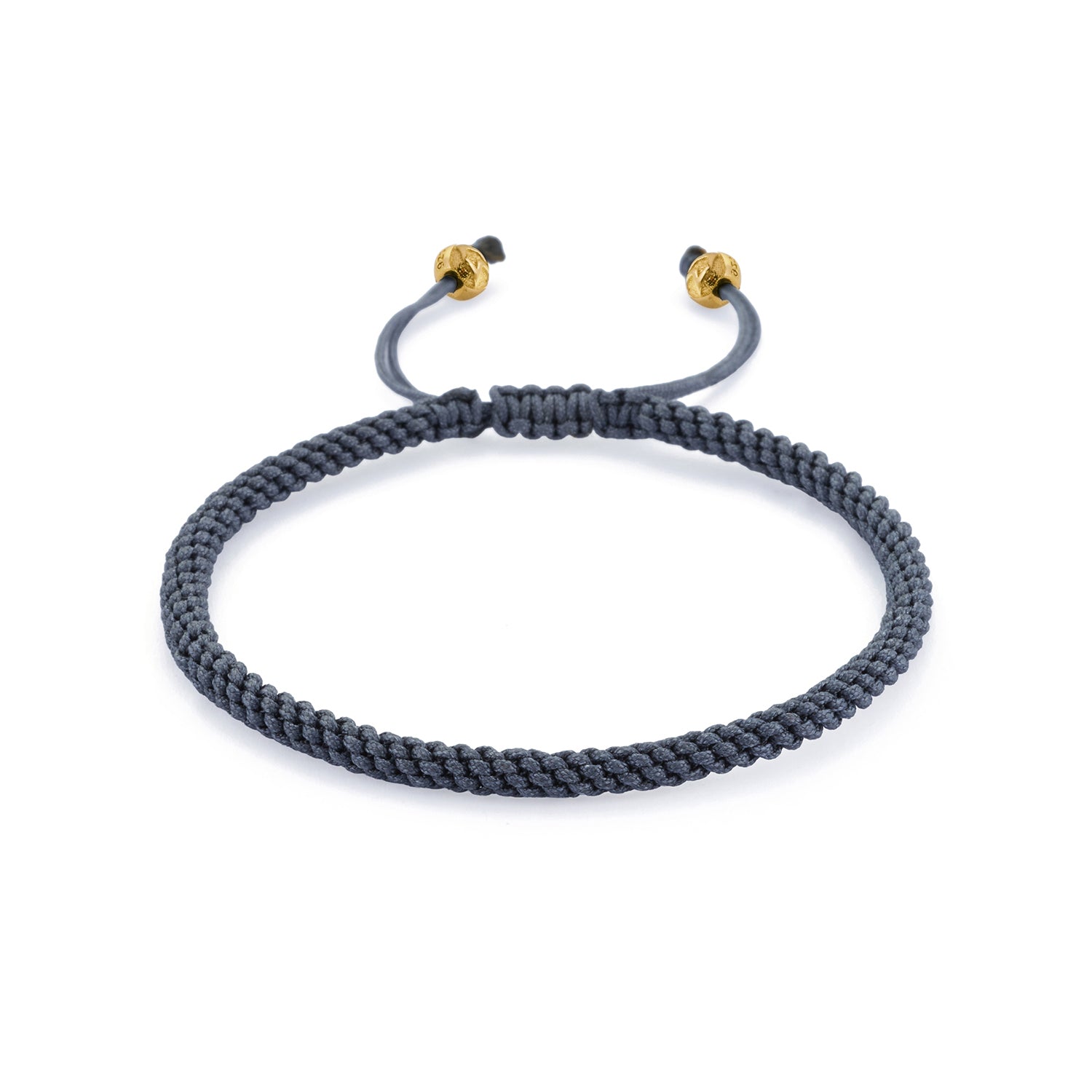 Grey Knot Bracelet in Gold