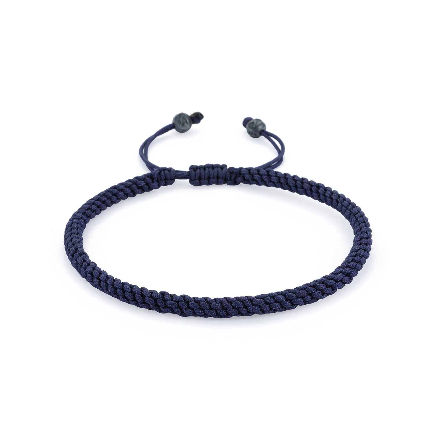 Navy Blue Knot Bracelet in Oxide