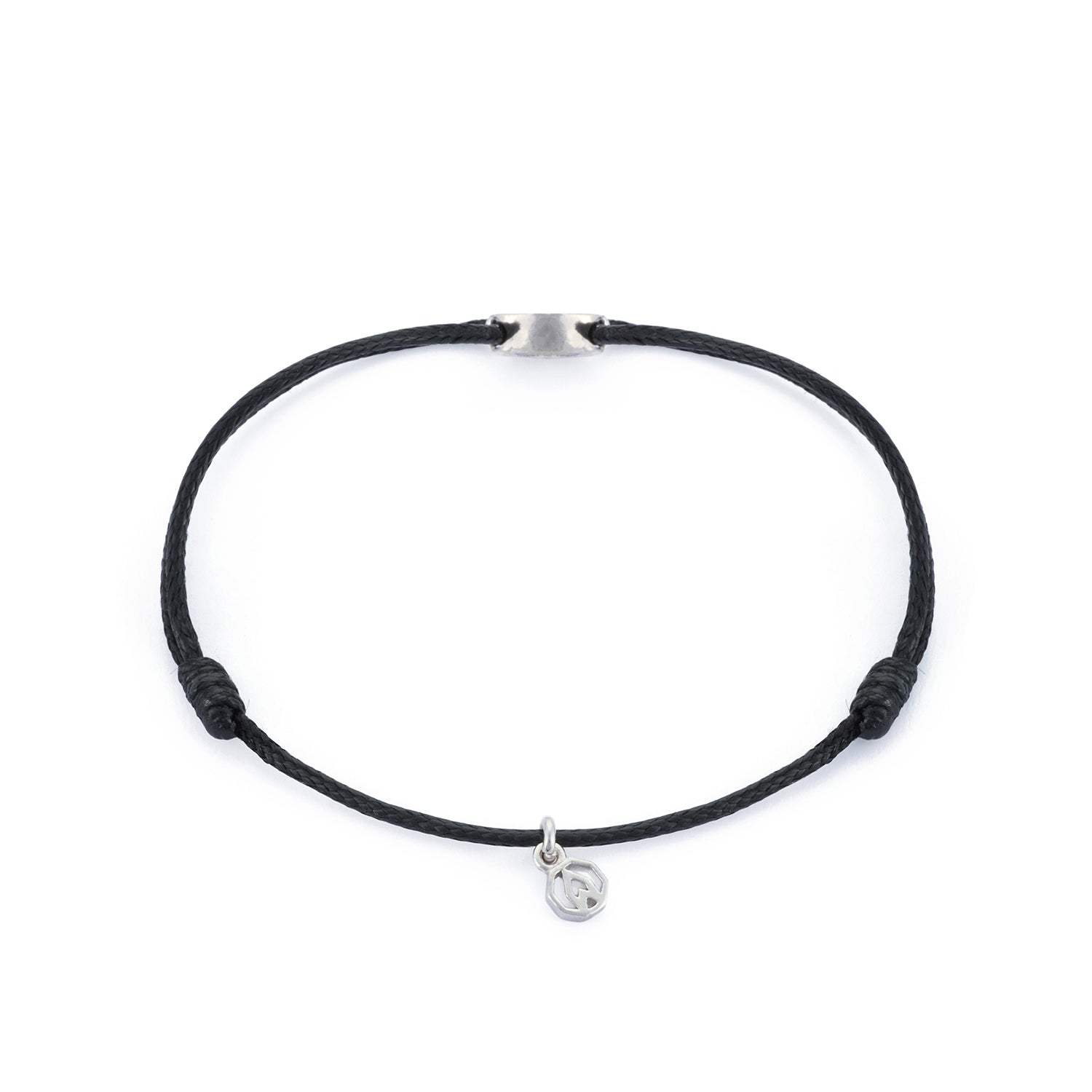 Pink Eye Bracelet in Silver