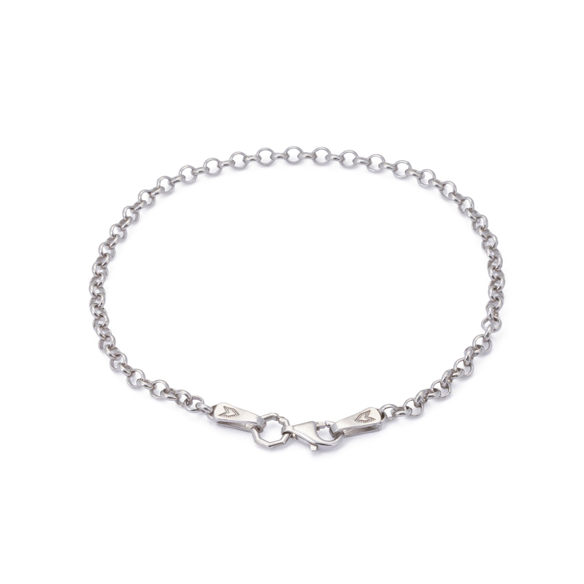 Rolo Bracelet in Silver