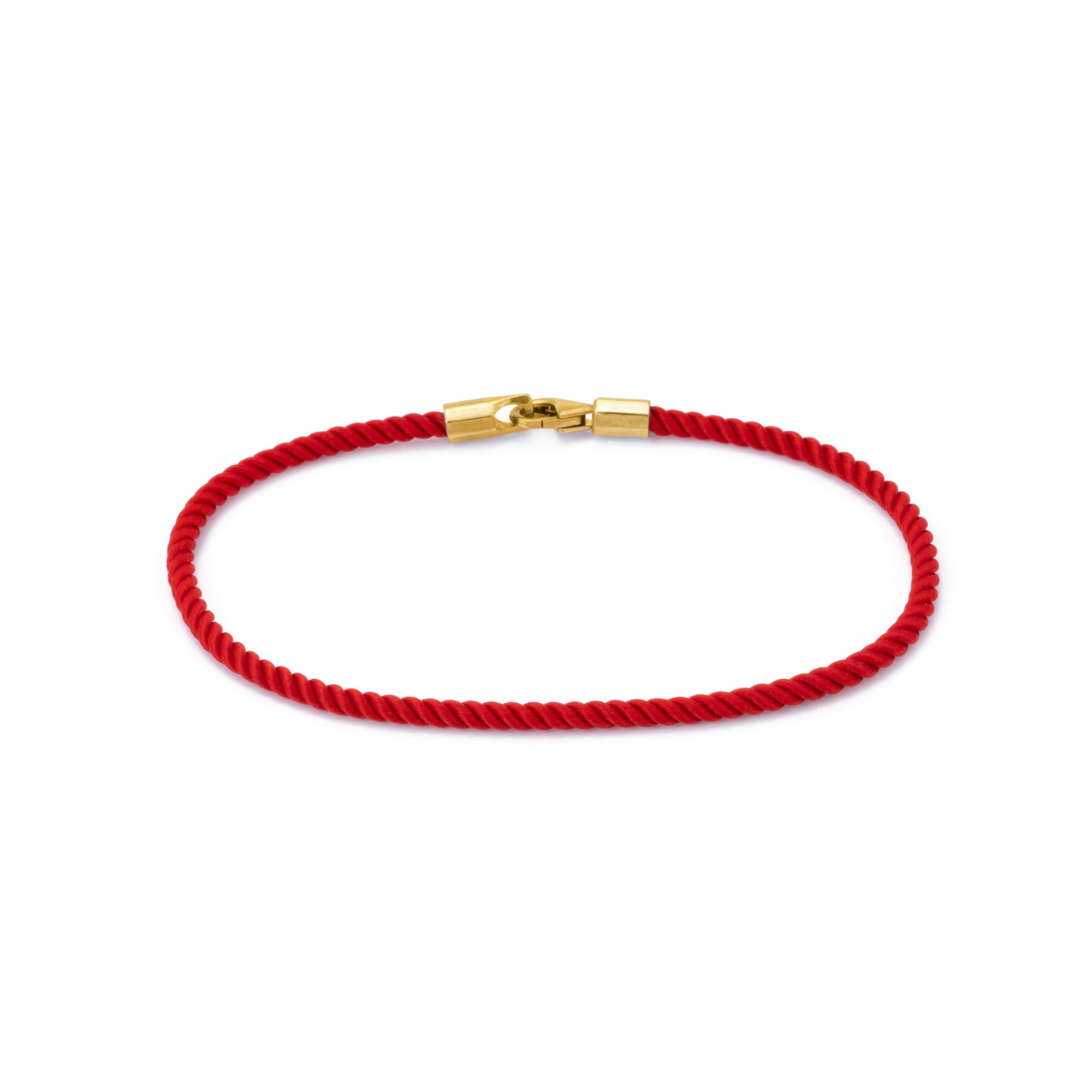 Red Milan Bracelet in Gold