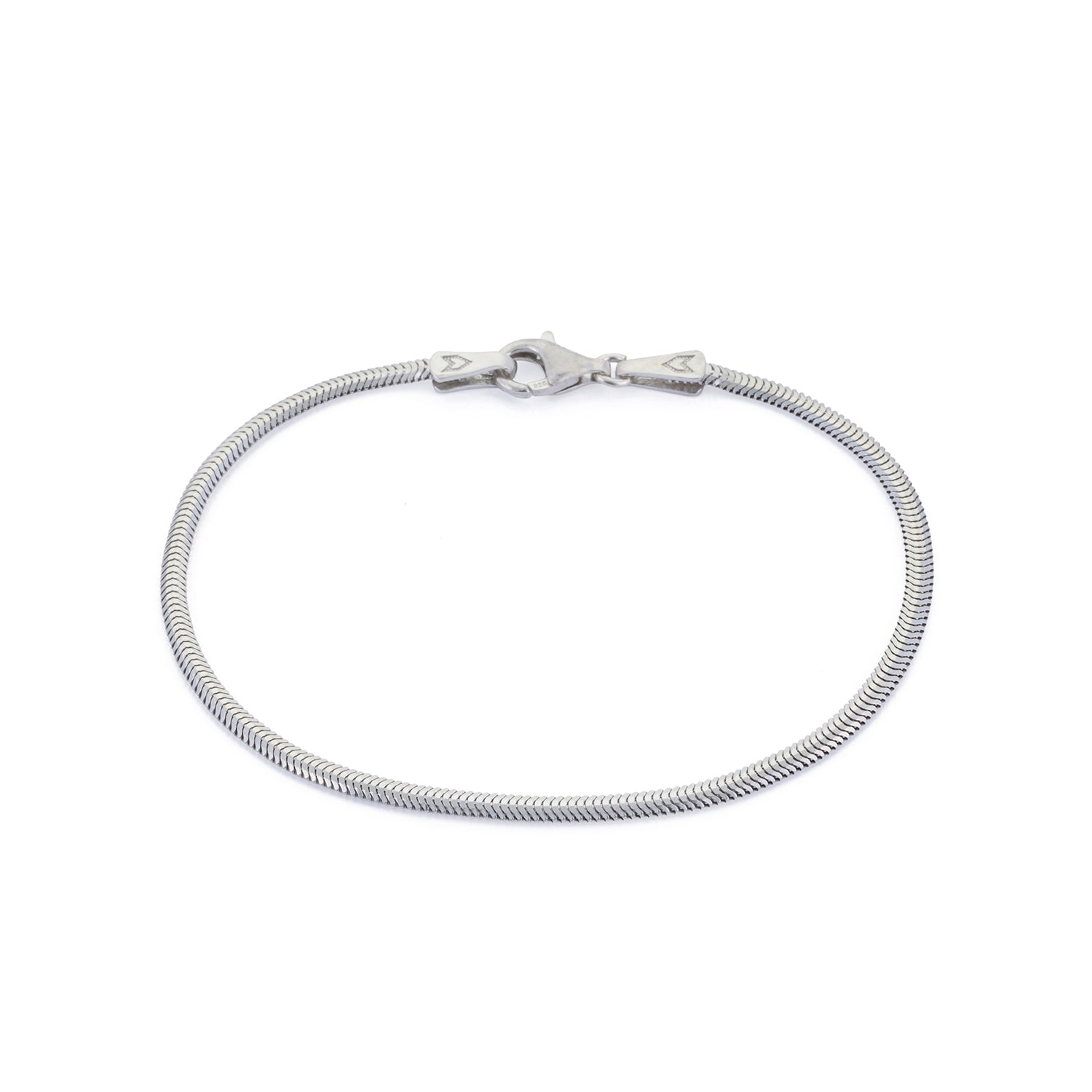 Snake Chain Bracelet in Silver