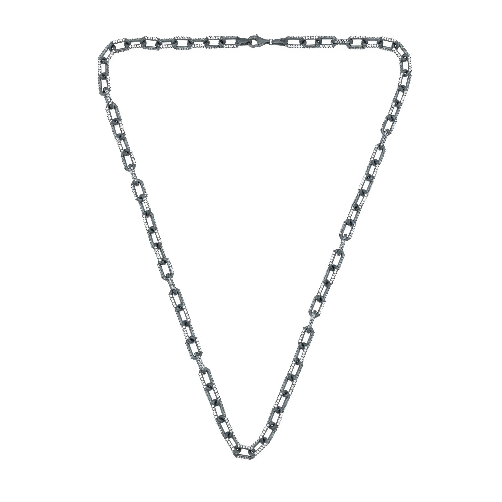 White Stone Forsa Necklace in Oxide