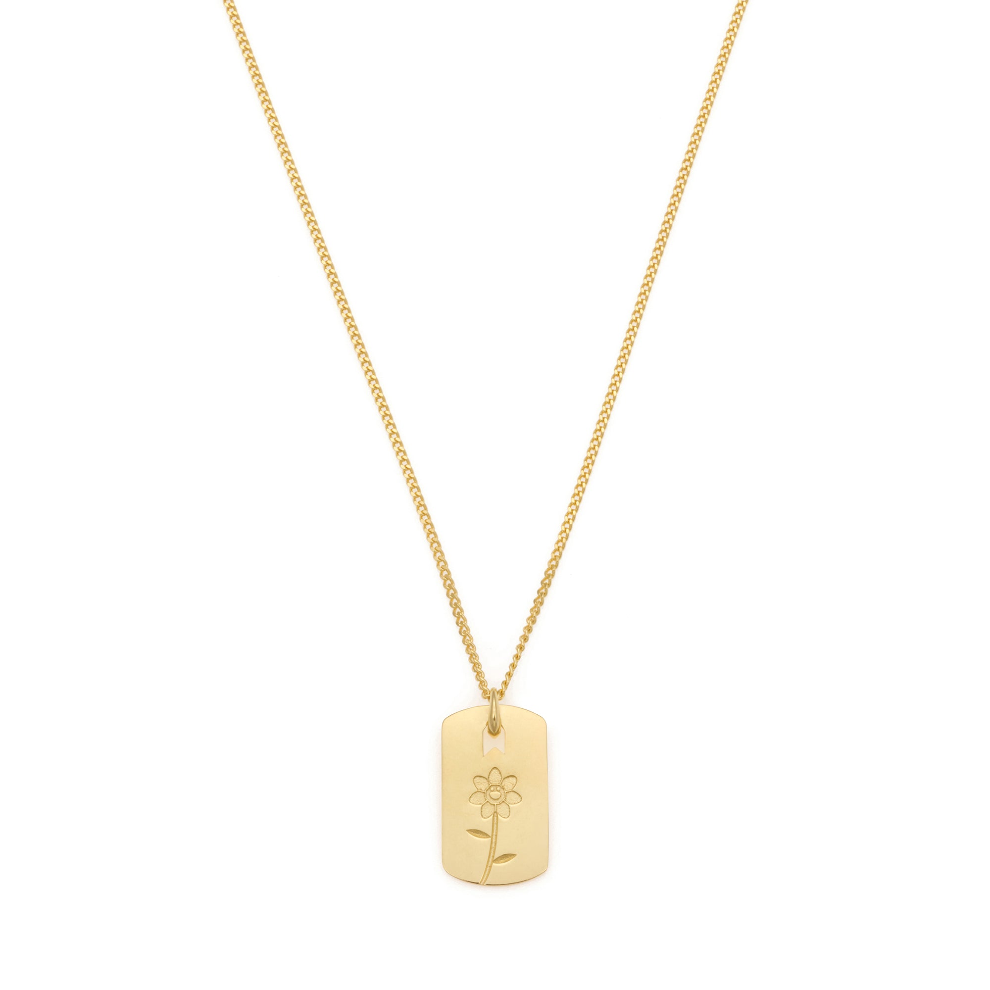 Any Flower Necklace in Gold
