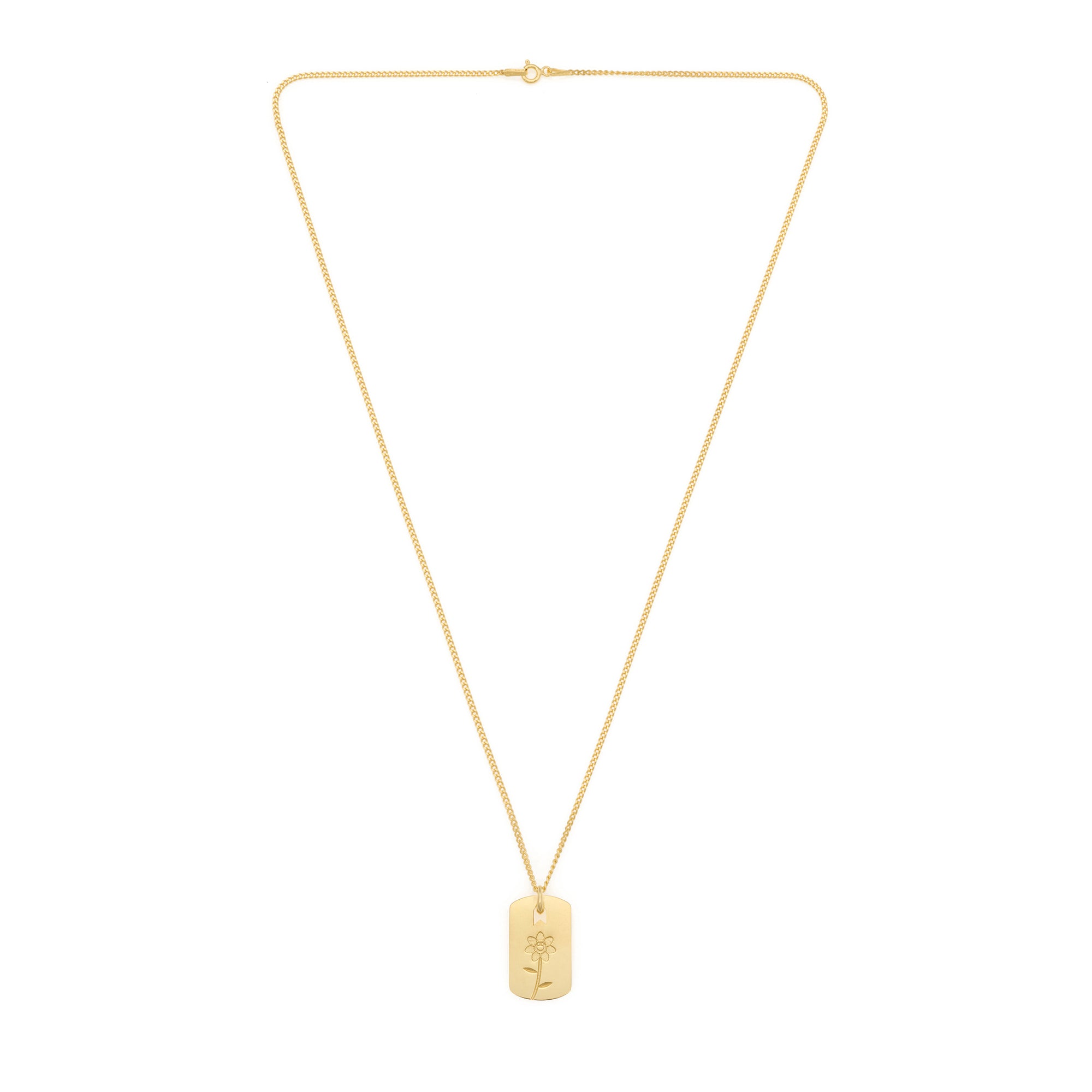 Any Flower Necklace in Gold