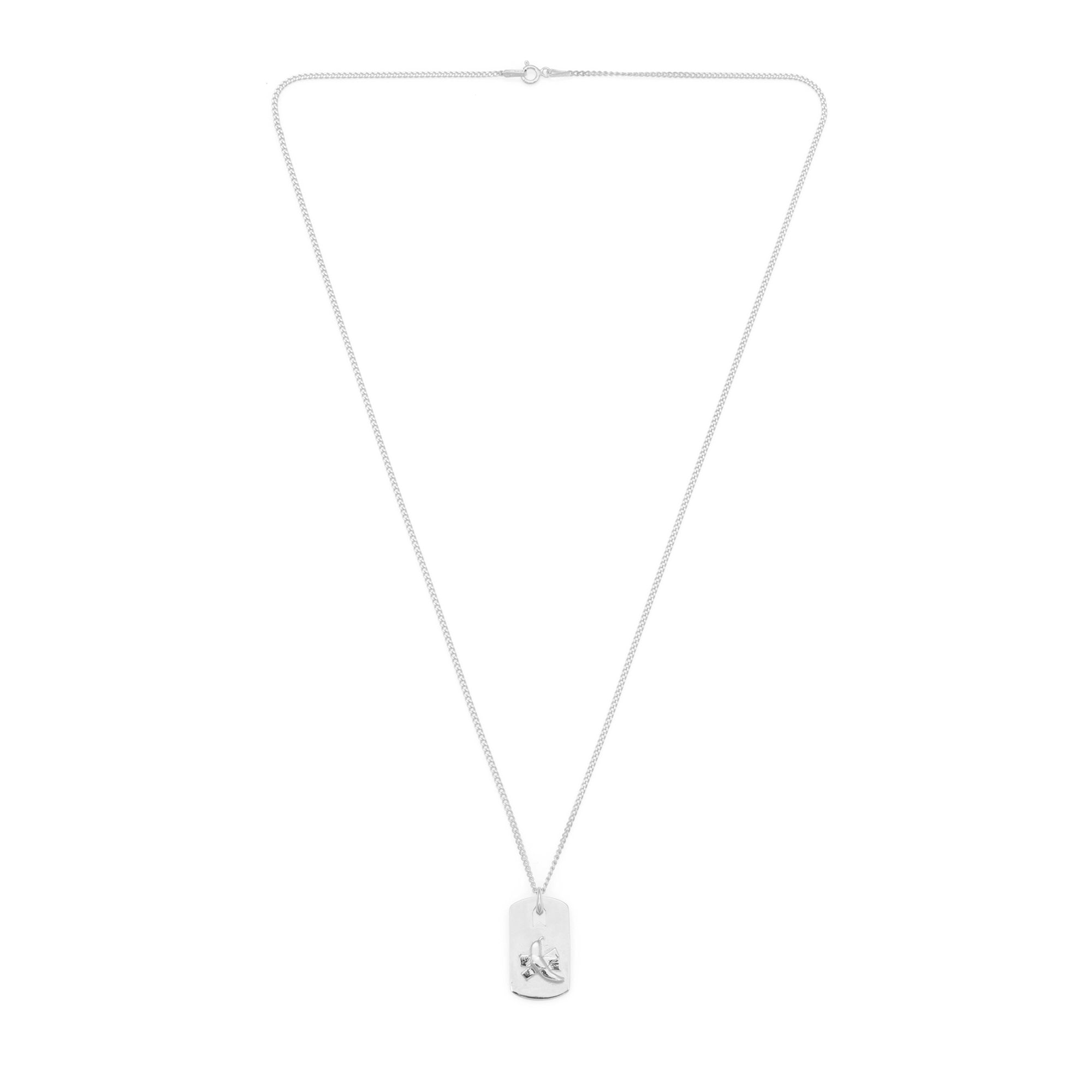 Just Banana Necklace in Silver