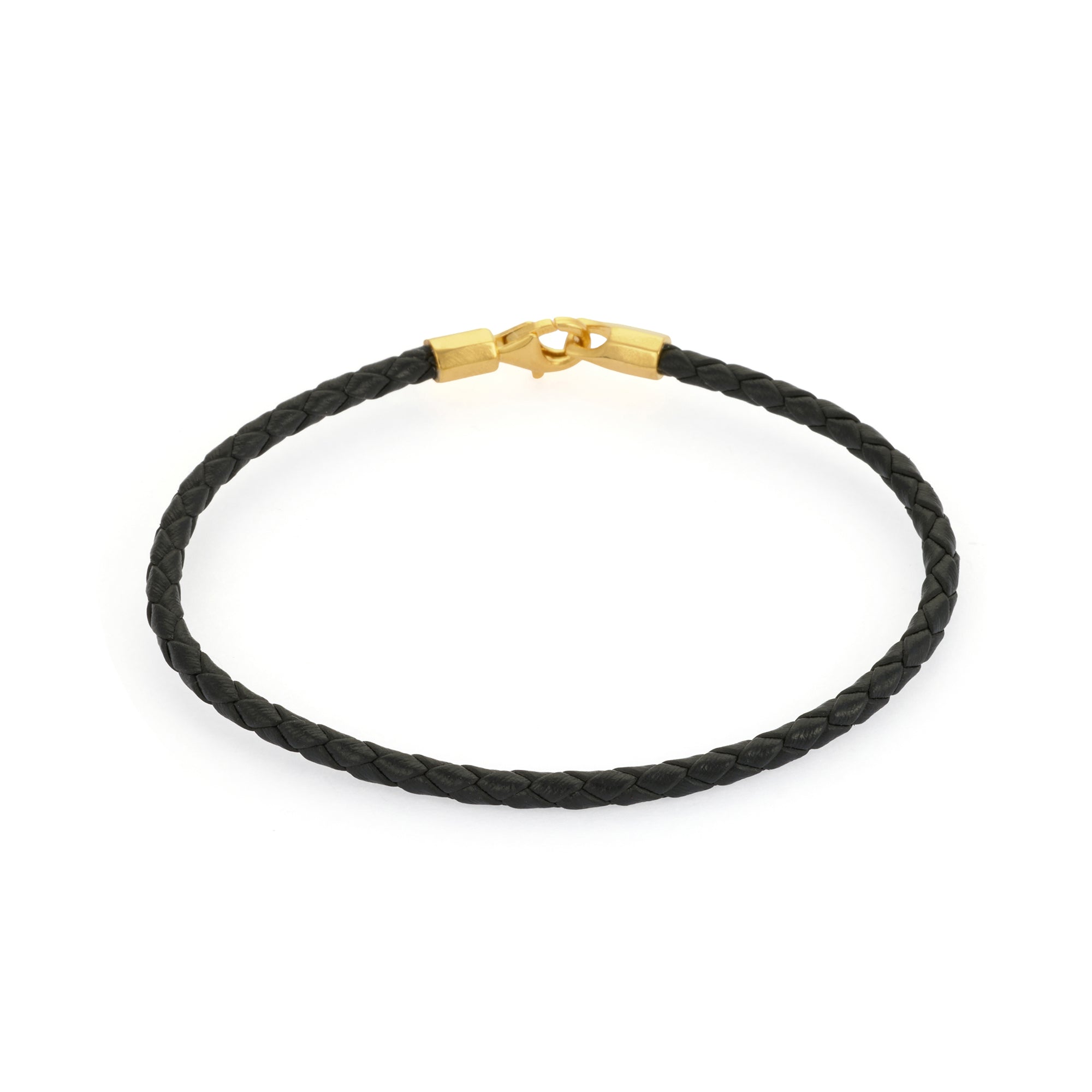 Leather Chance Bracelet in Gold