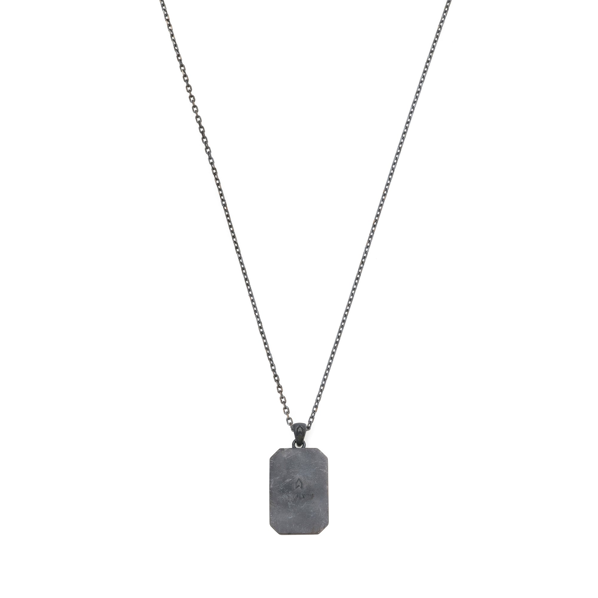 Octa Black Pave Necklace in Oxide