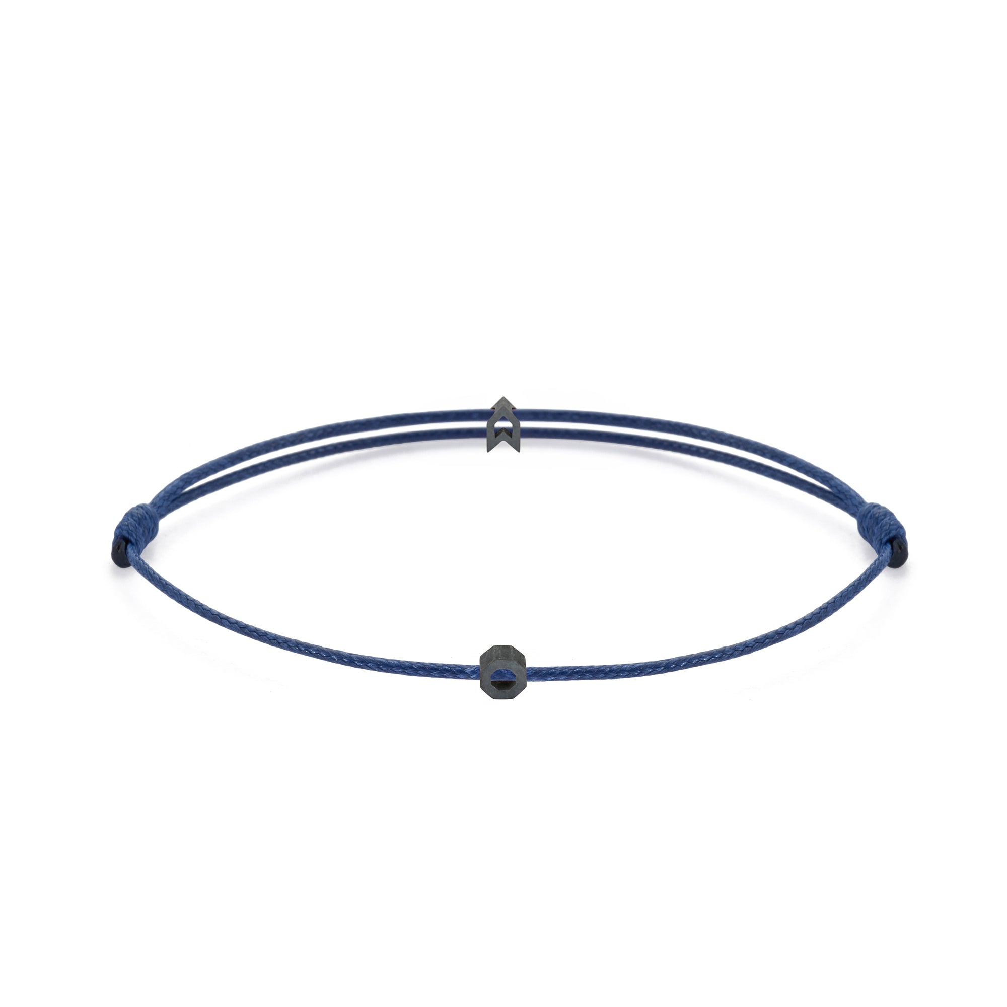 Navy Blue Chance Bracelet in Oxide