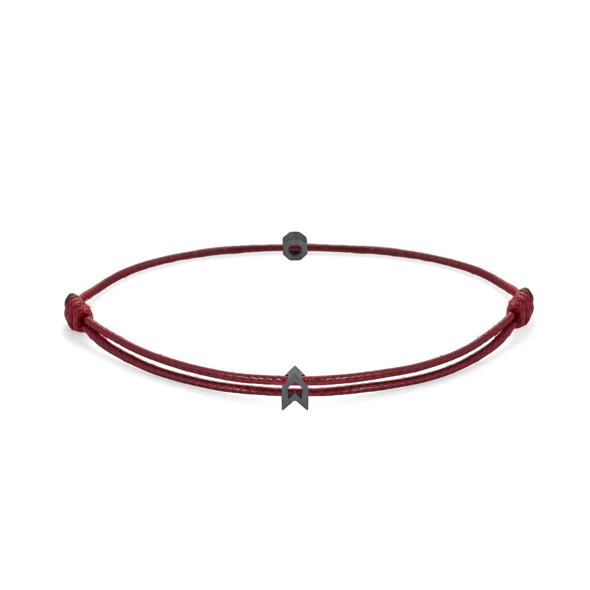 Claret Red Chance Bracelet in Oxide