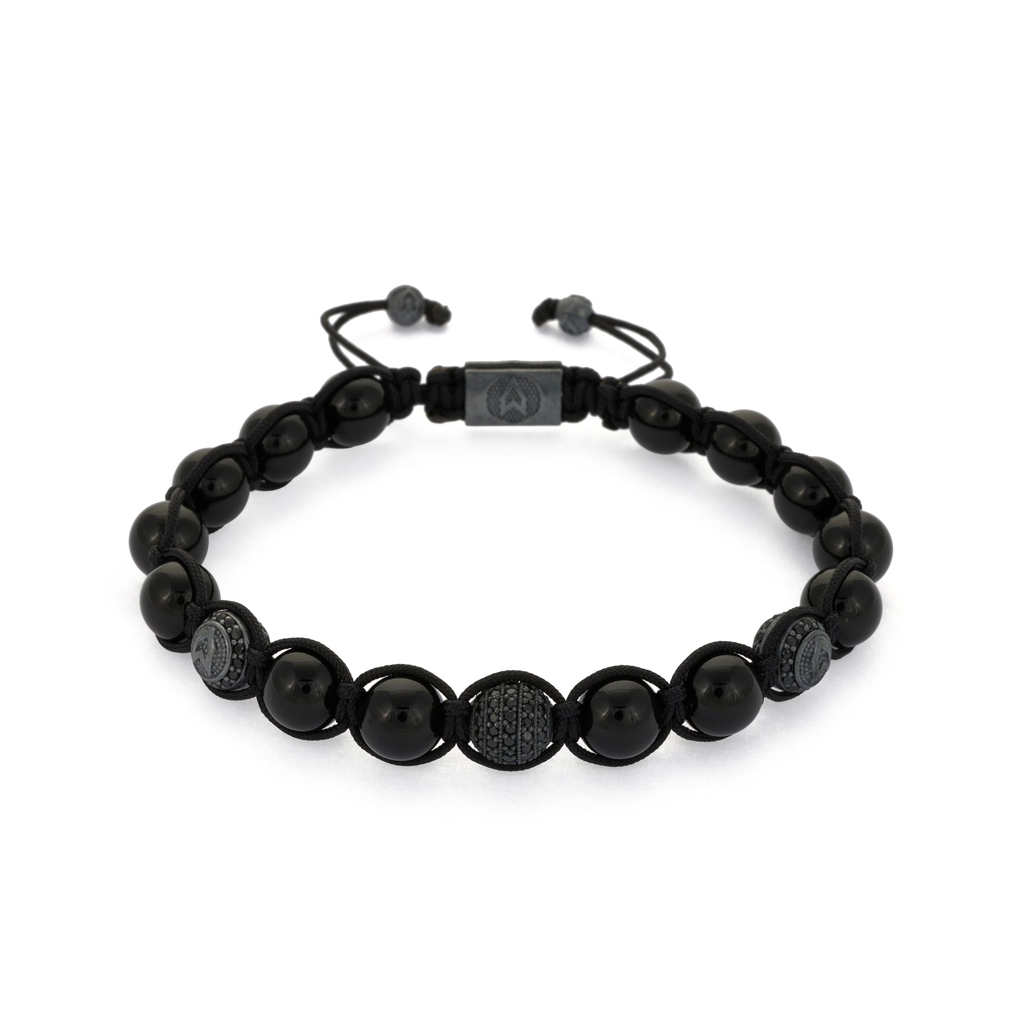 Onyx Shambala Bracelet in Oxide