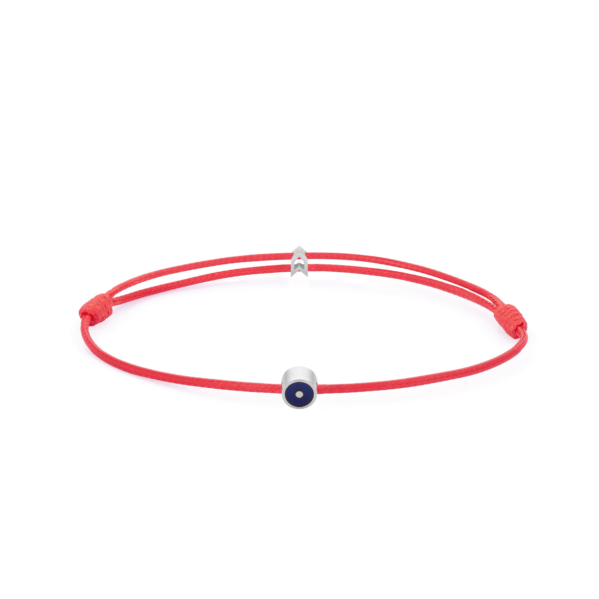 Red Eye Chance Bracelet in Silver