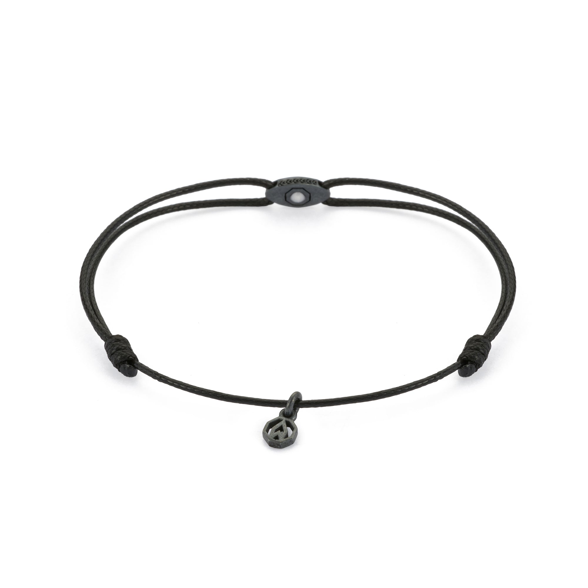 White Eye Chance Bracelet in Oxide