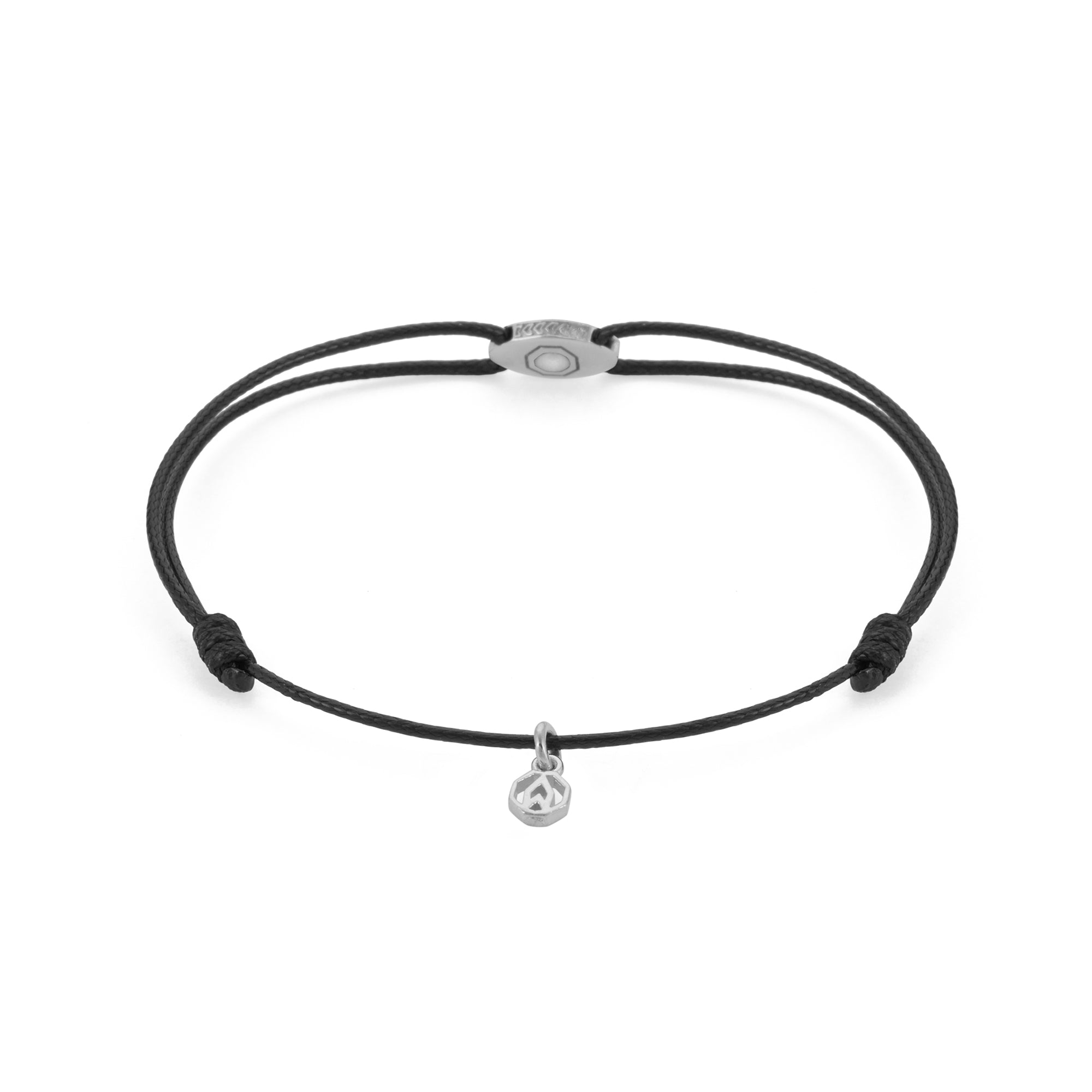 White Eye Chance Bracelet in Silver