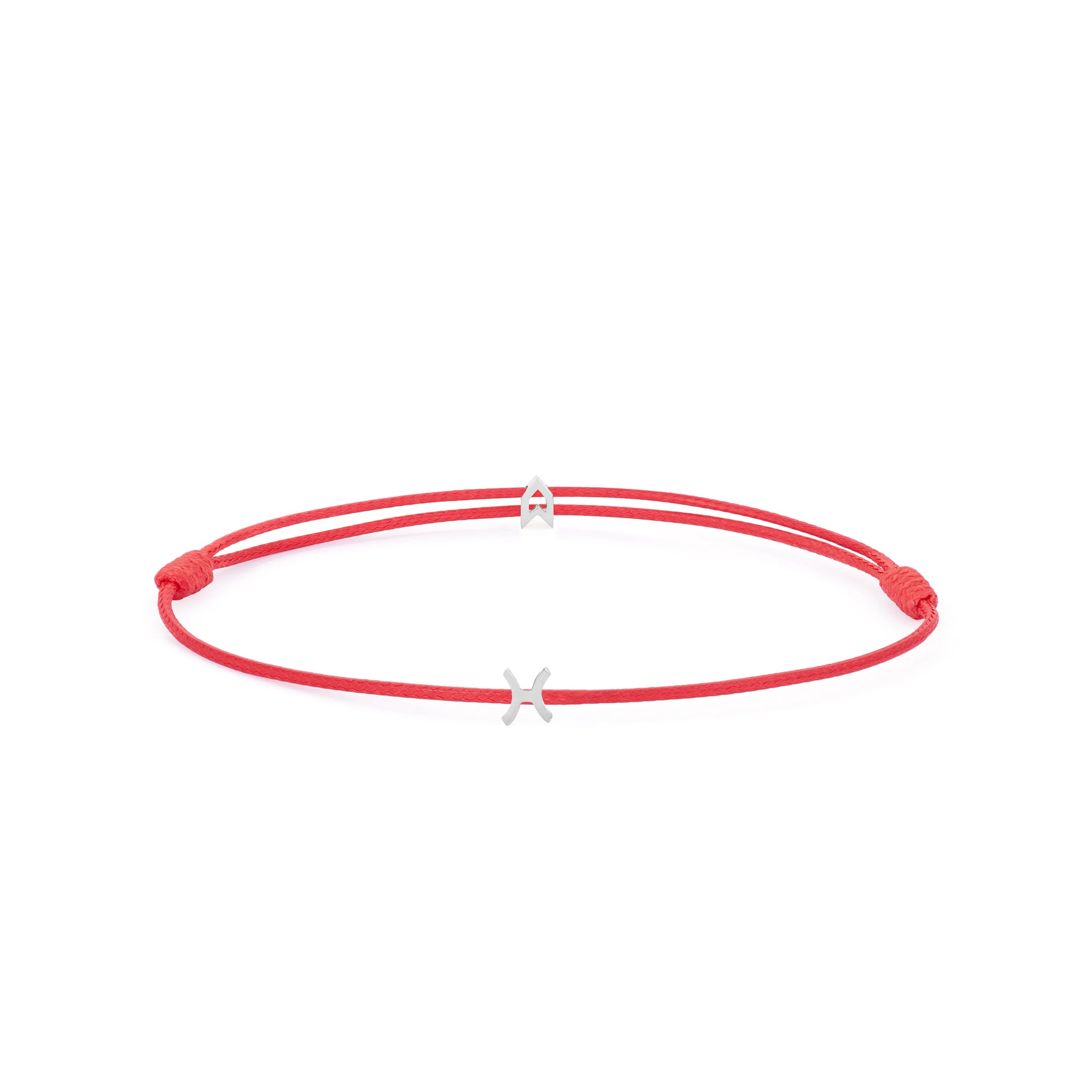 Zodiac Red Chance Bracelet in Silver