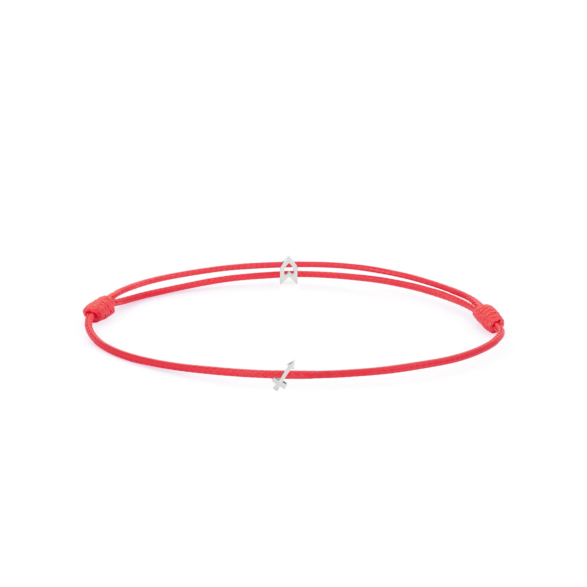 Zodiac Red Chance Bracelet in Silver
