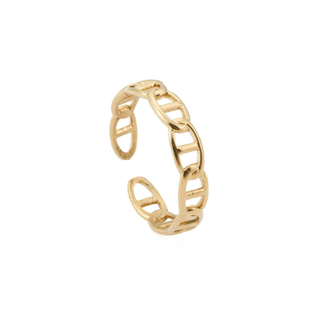 Bar Ring in Gold