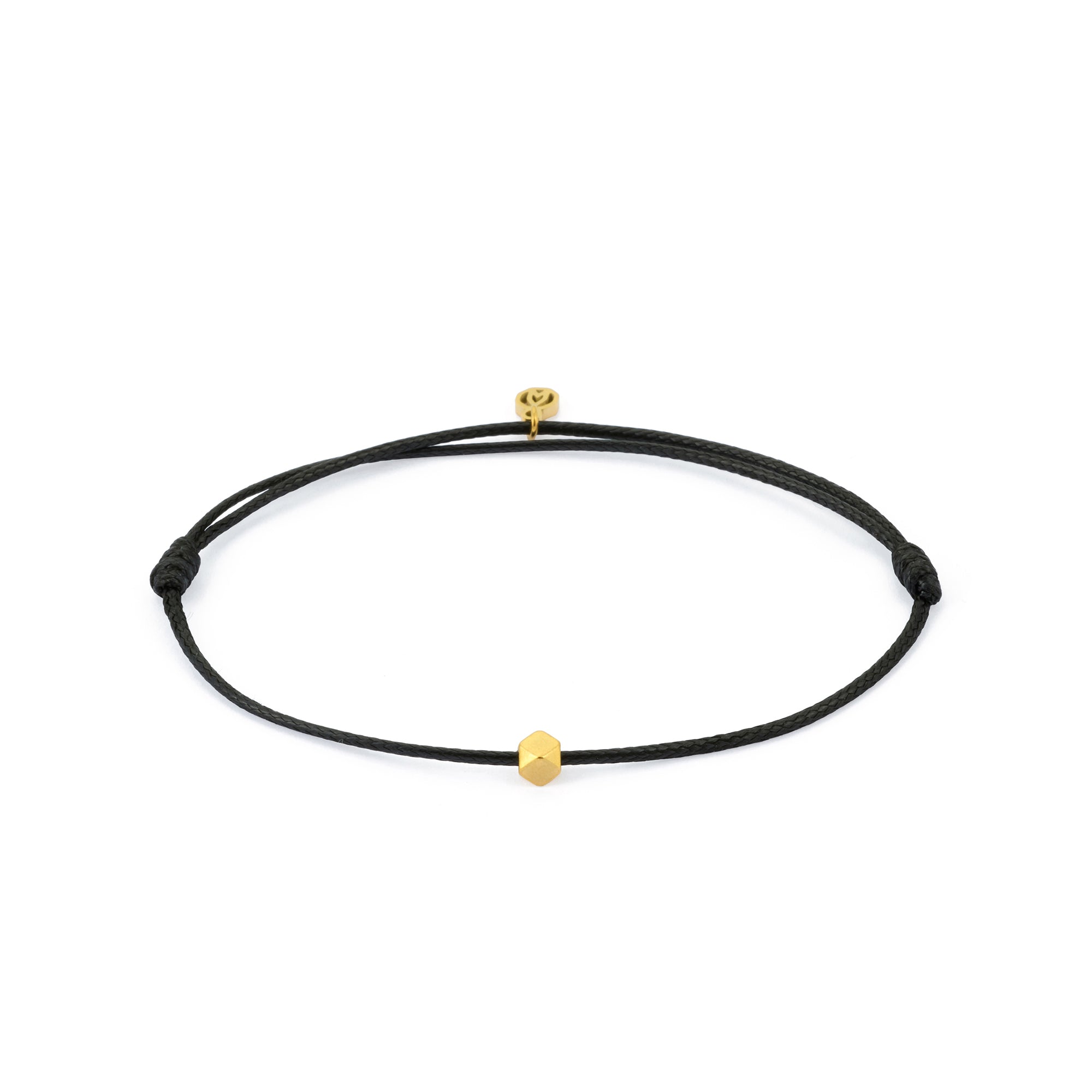 Black Chance Bracelet in Gold