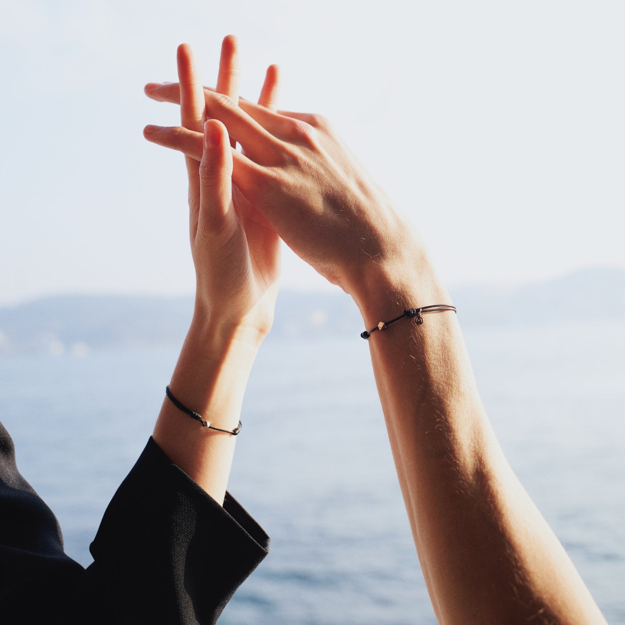 Black Chance Bracelet in Silver