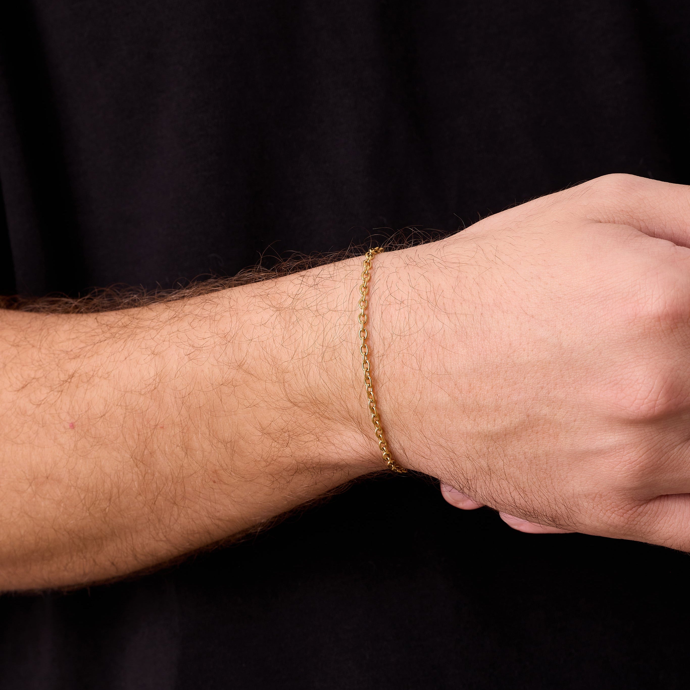 Cable Bracelet in Gold