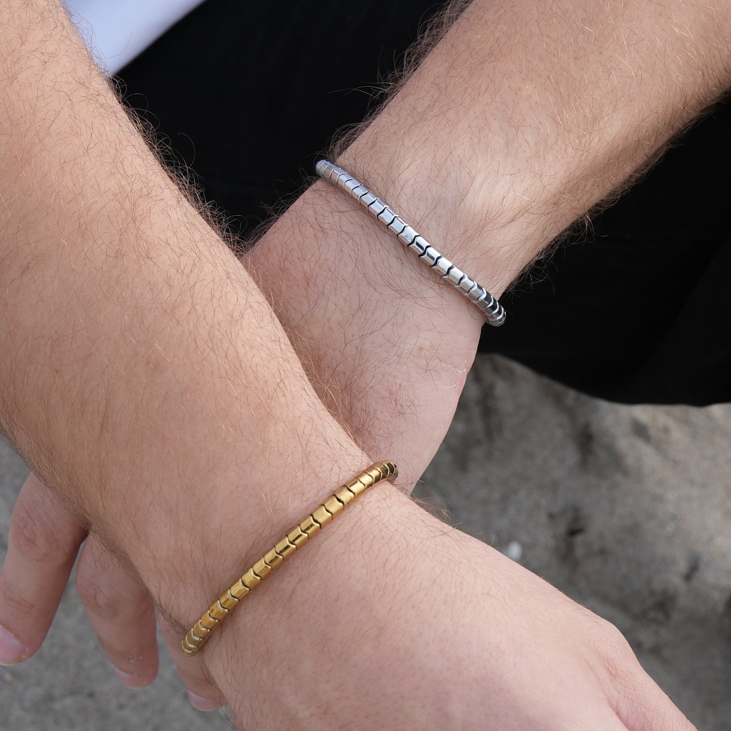 Hematite Bracelet in Silver