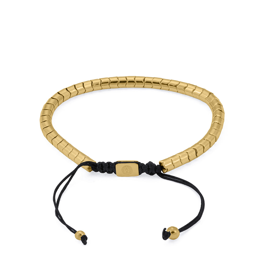 Hematite Bracelet in Gold