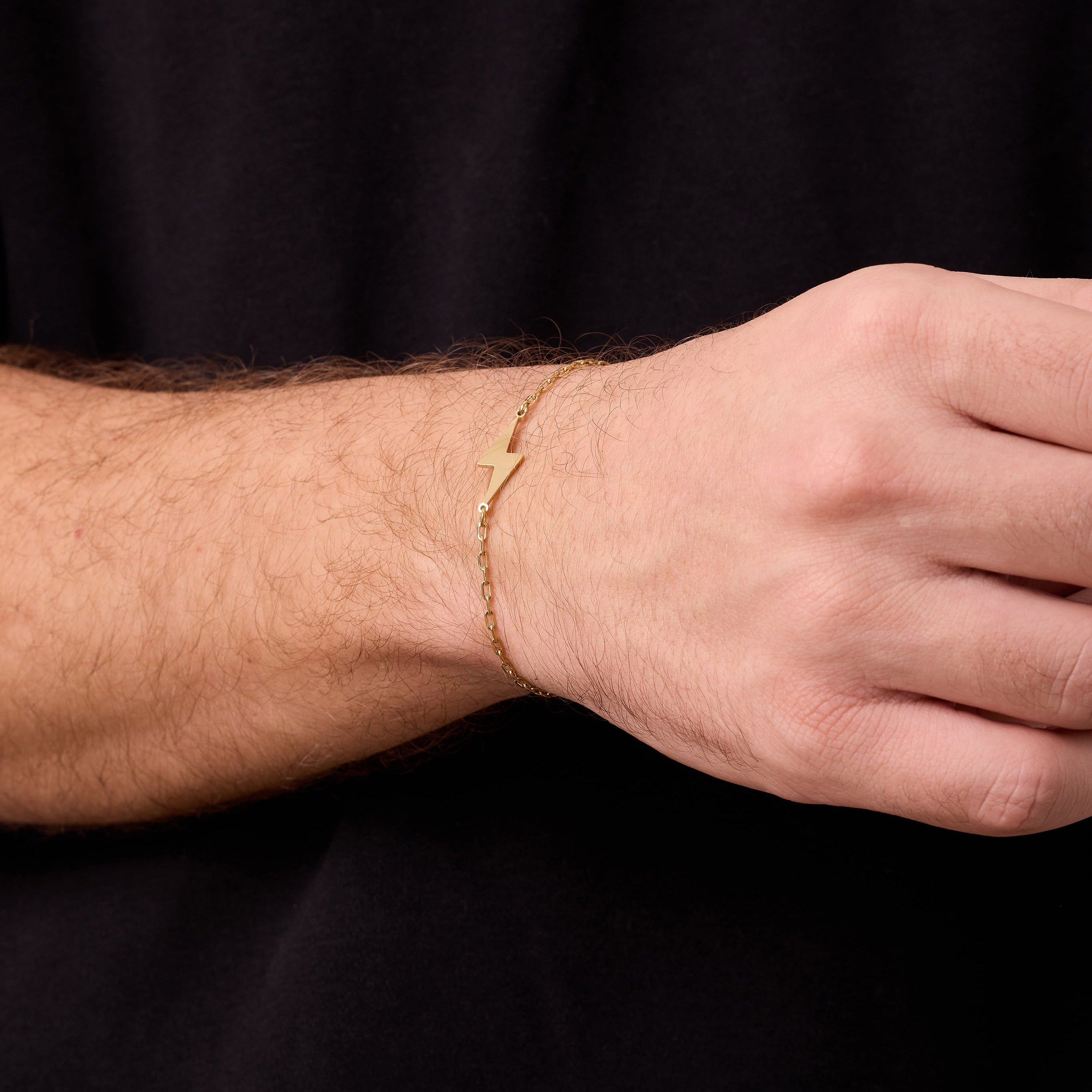 Lightning Bracelet in Gold