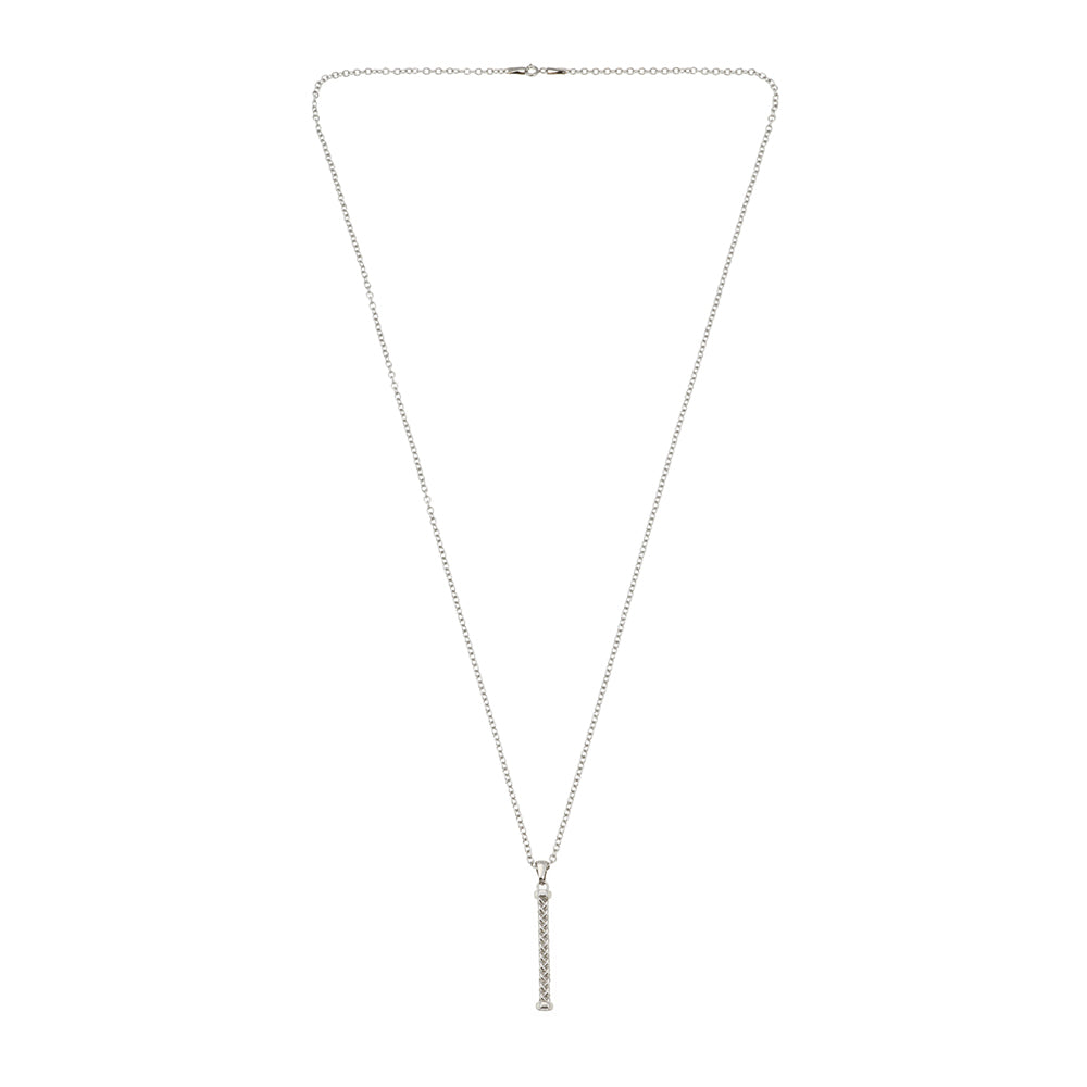 Mesh Necklace in Silver