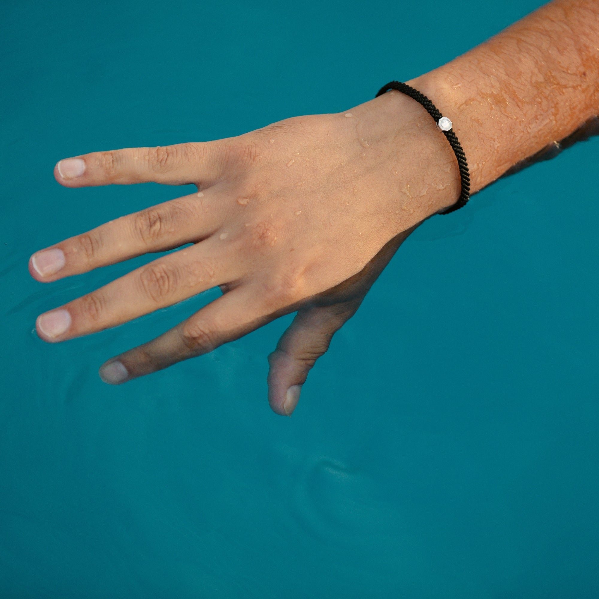 Gümüş Makrome Bileklik