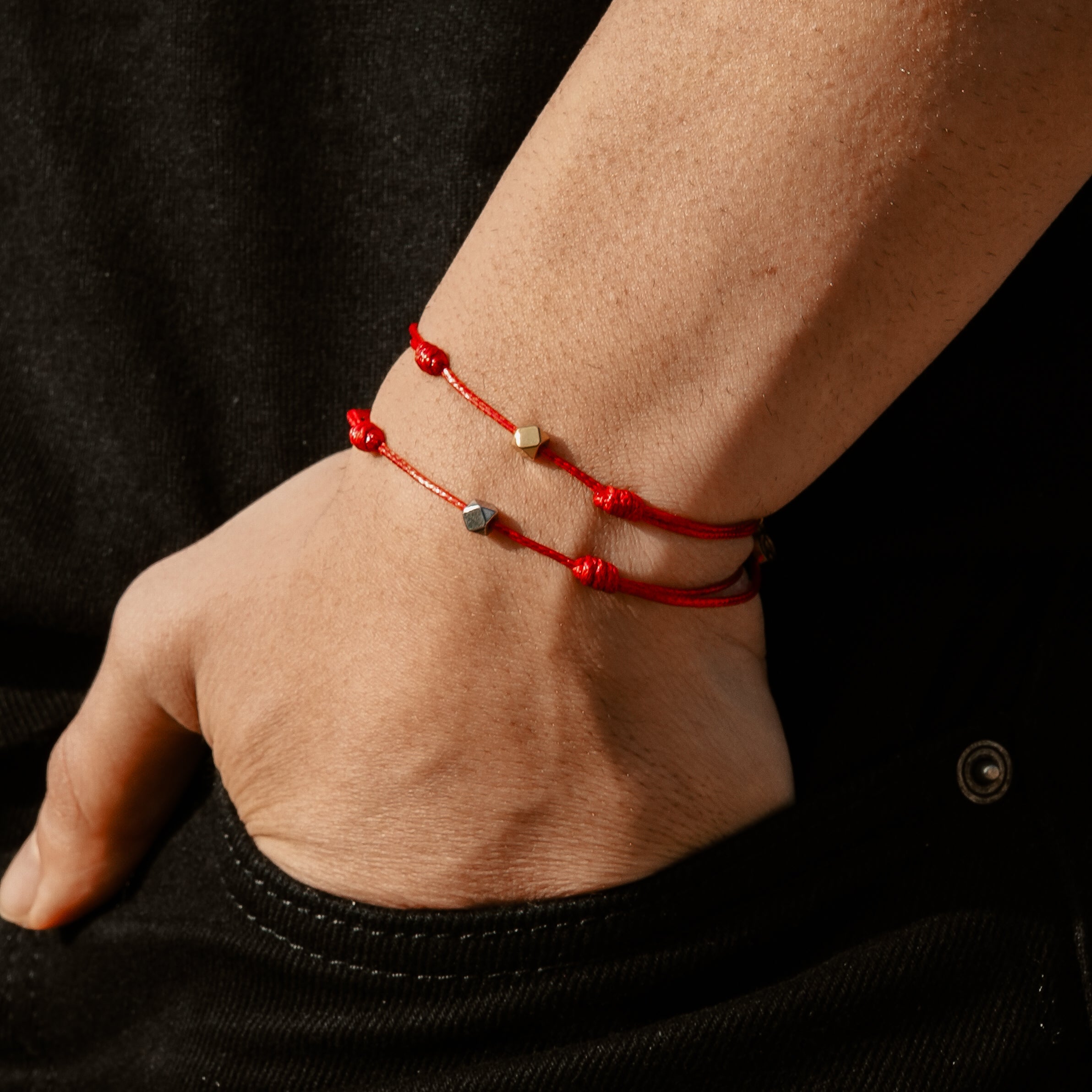 Red Chance Bracelet in Silver