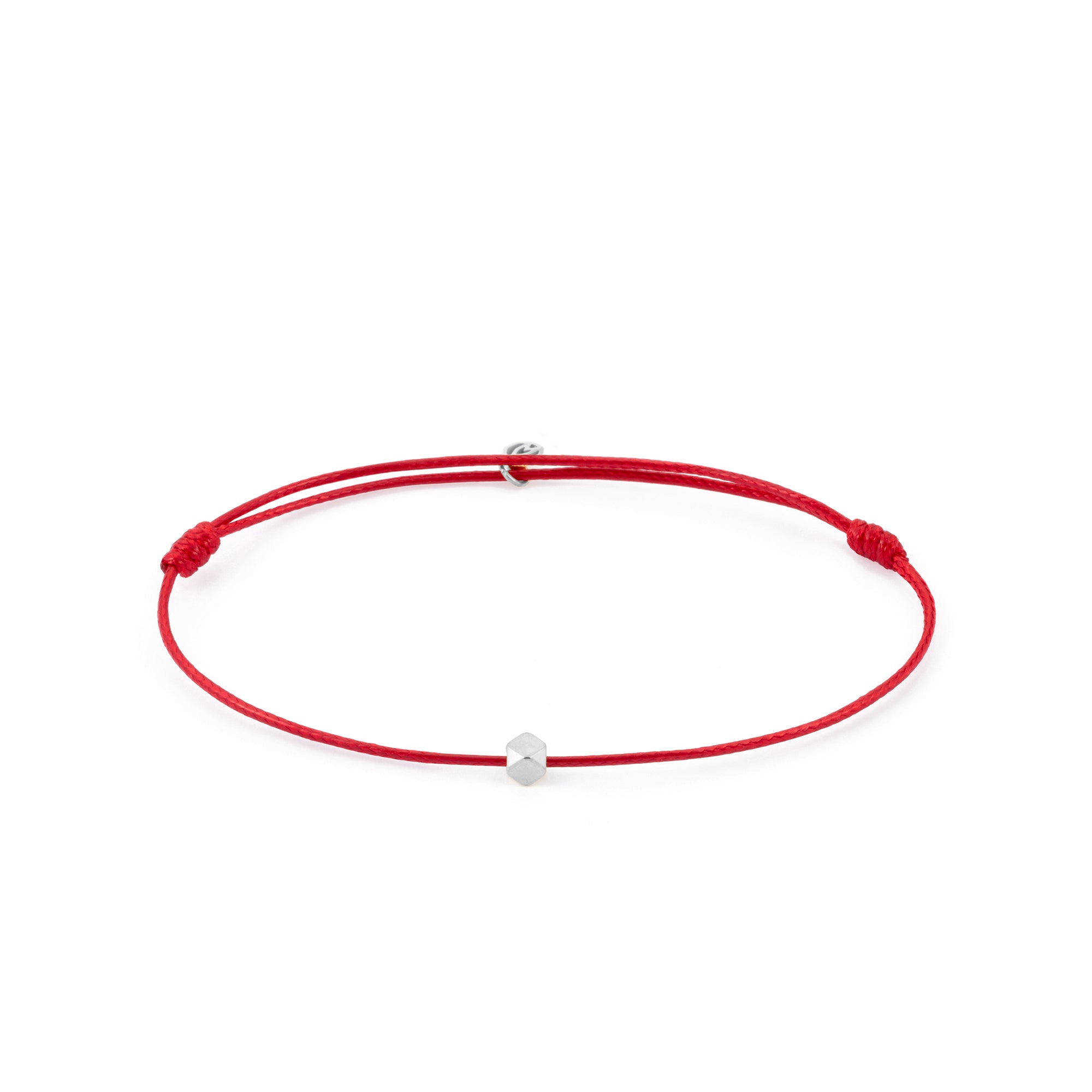 Red Chance Bracelet in Silver