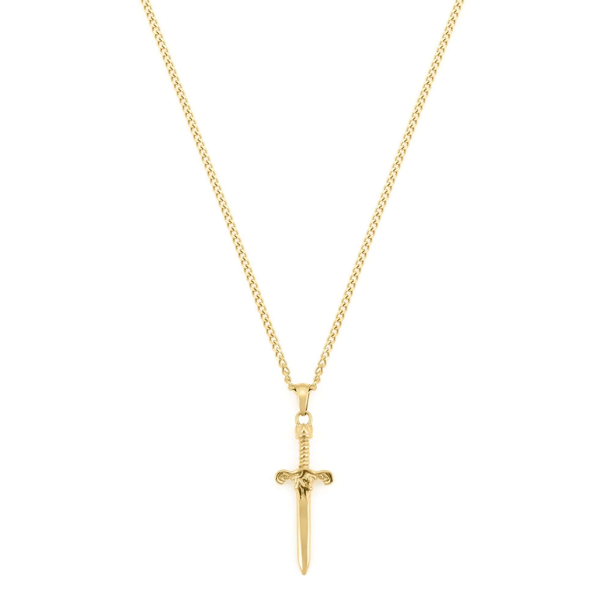 Sword Necklace in Gold