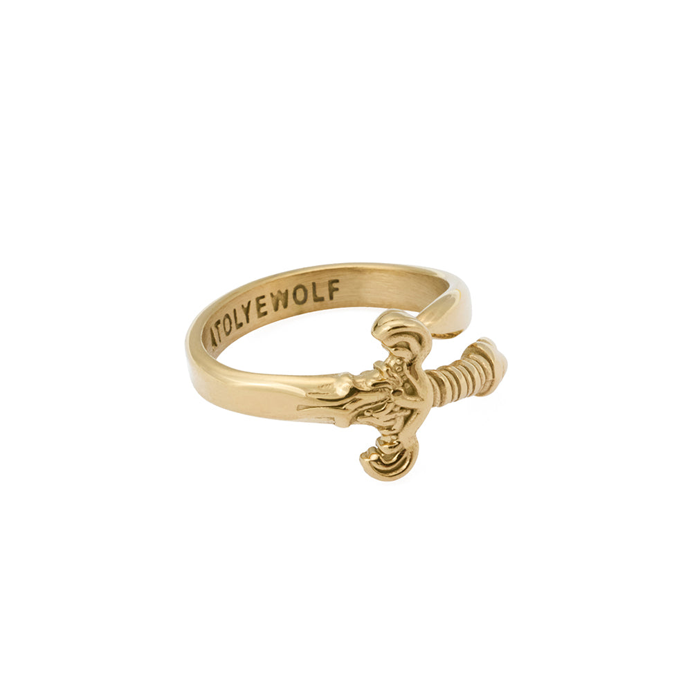 Sword Ring in Gold