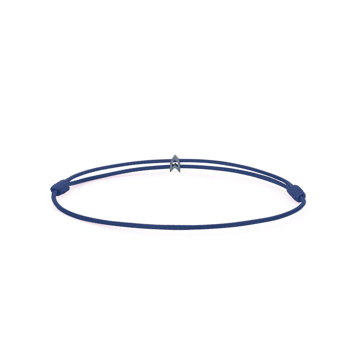Design Your Charm Bracelet – Navy Blue cord, Oxide