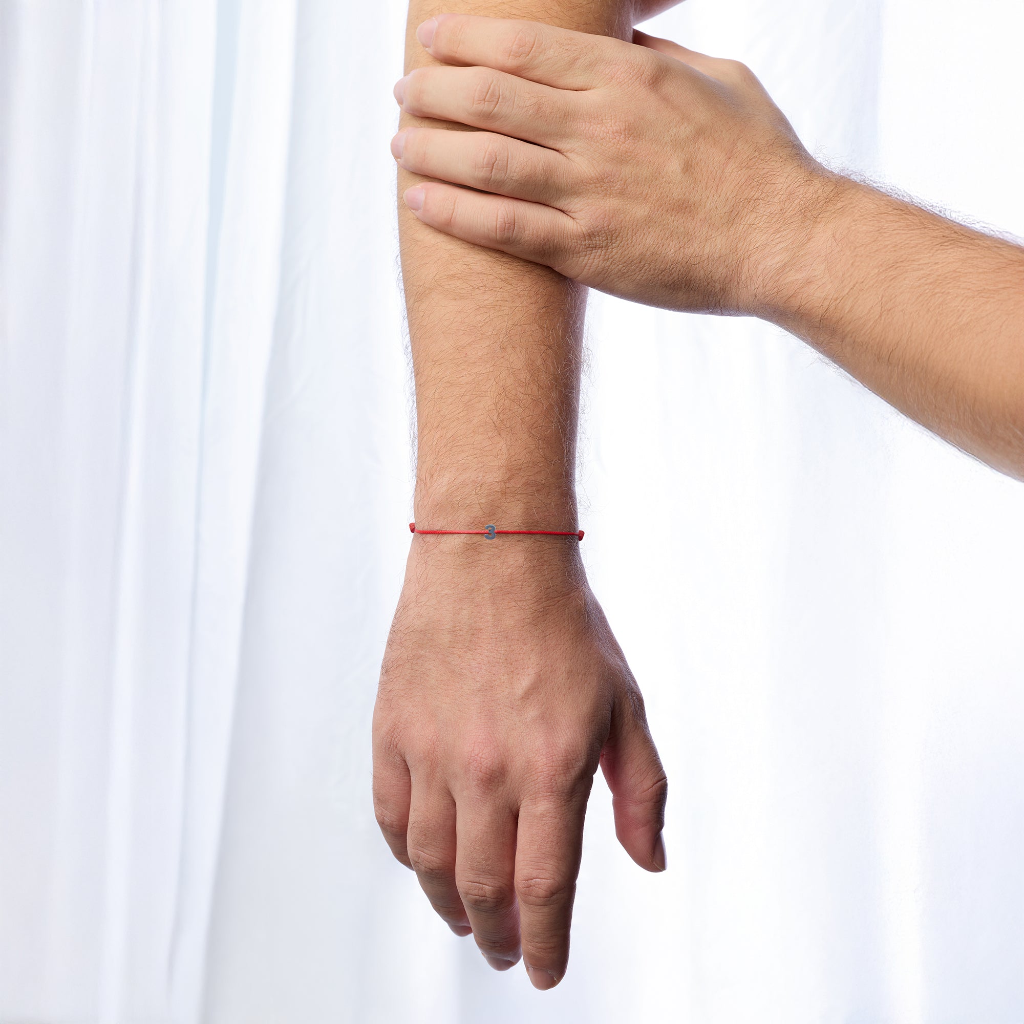 Numeric Red Chance Bracelet in Oxide