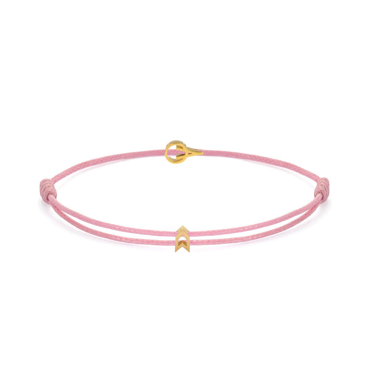 Pink Padel Chance Bracelet in Gold
